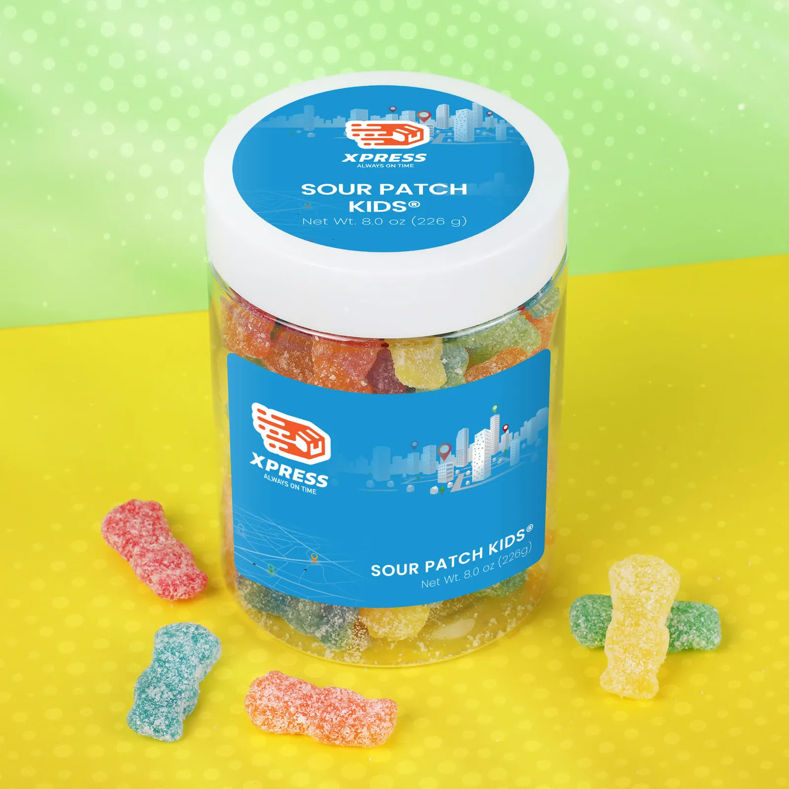Candy Jar Sour Patch Kids Fruity Sour - 7 oz