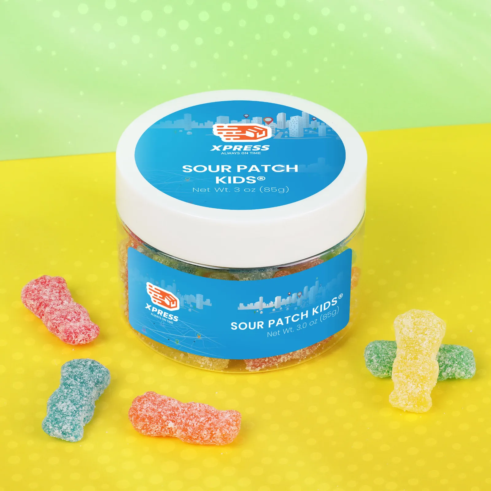 Candy Jar Sour Patch Kids Fruity Sour - 3 oz