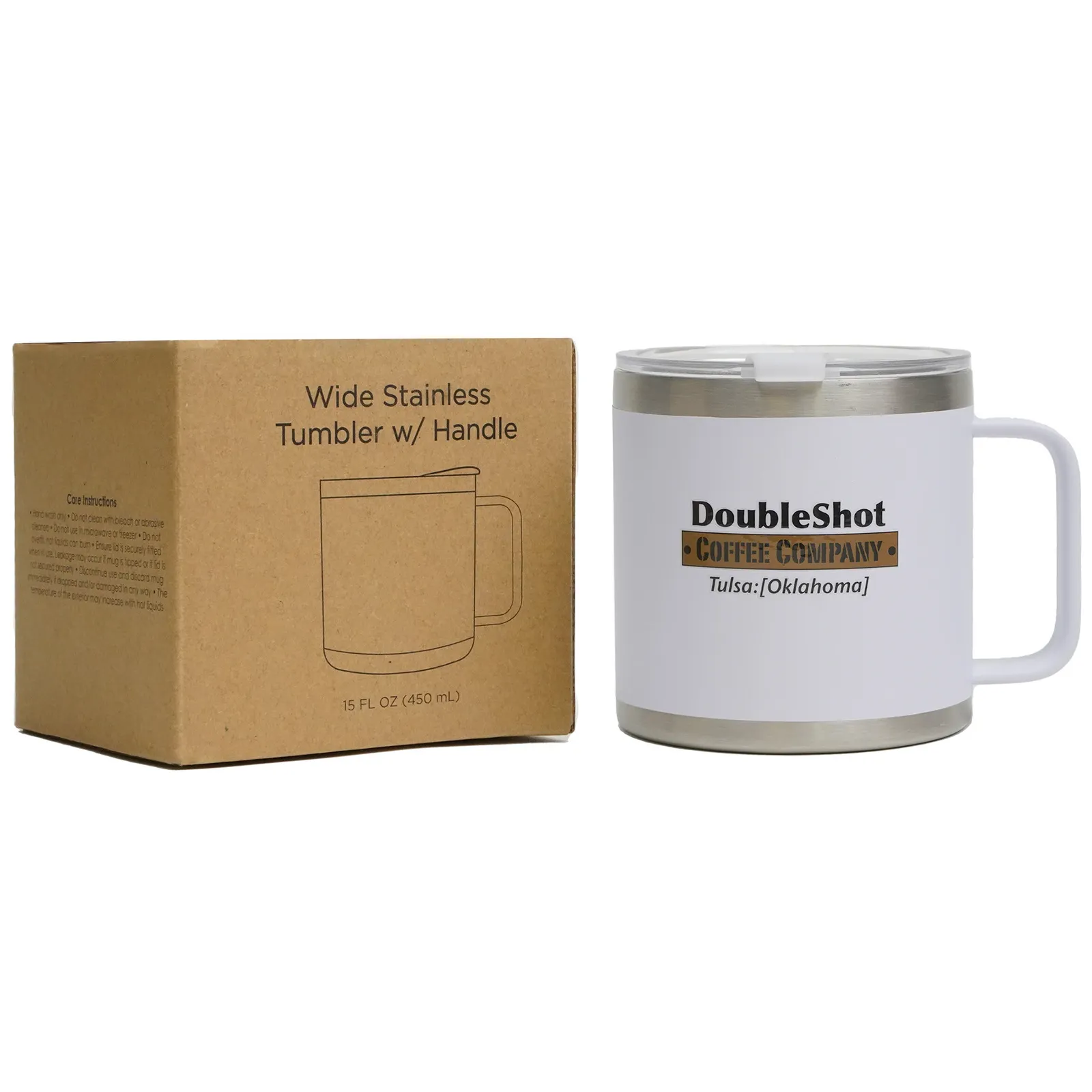 Ranch Style Tumbler with Handle - 15 oz - product view 7