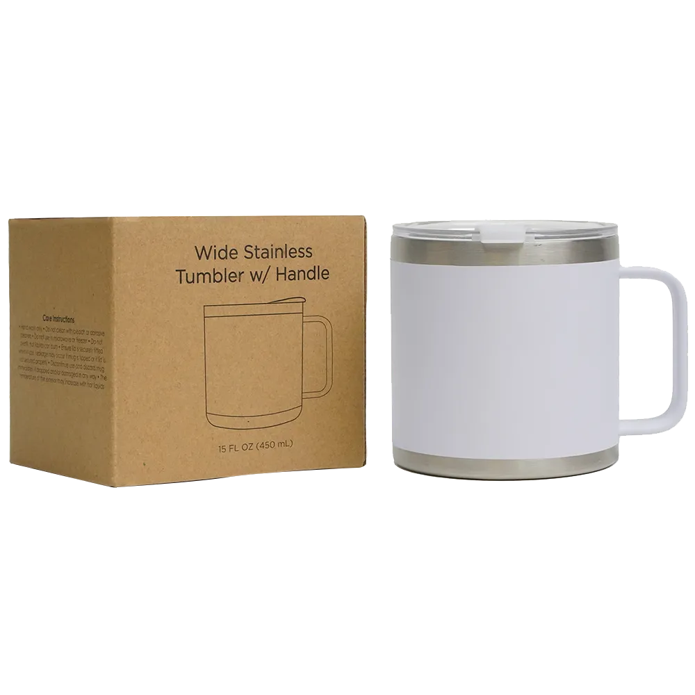 Ranch Style Tumbler with Handle - 15 oz - blank view 12