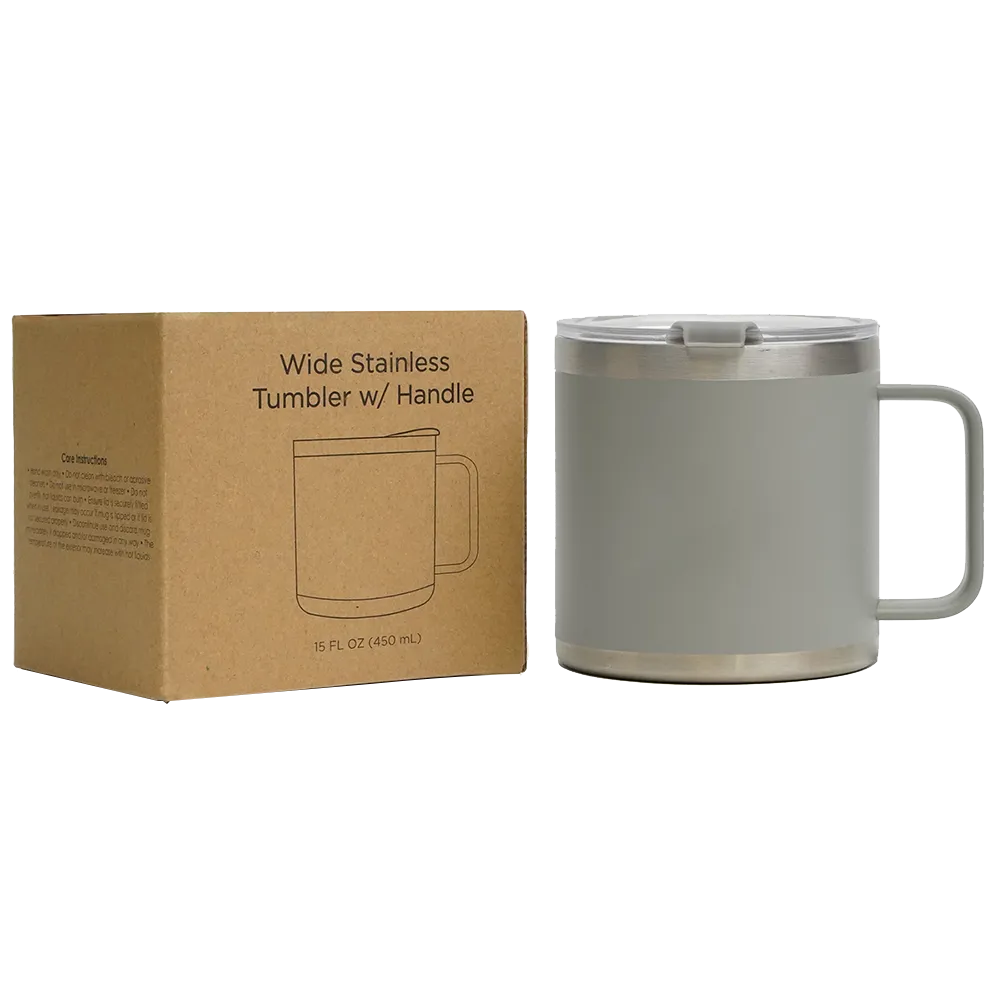 Ranch Style Tumbler with Handle - 15 oz - blank view 13