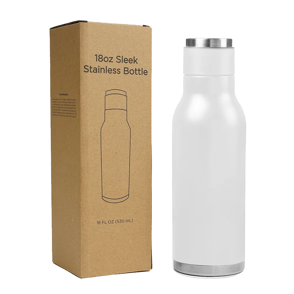 Sleek Water Bottle - 18 oz - blank view 7