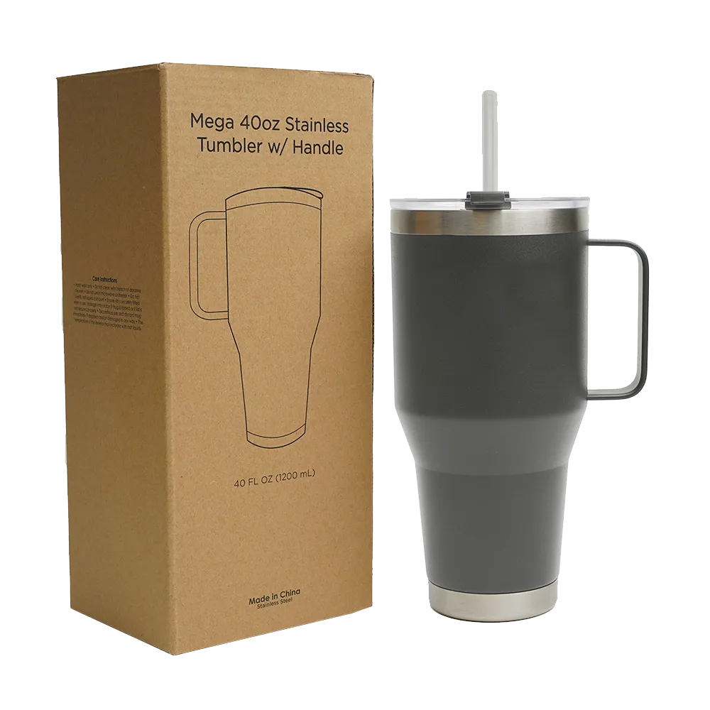 Mega Tumbler with Handle - 40 oz - blank view 11