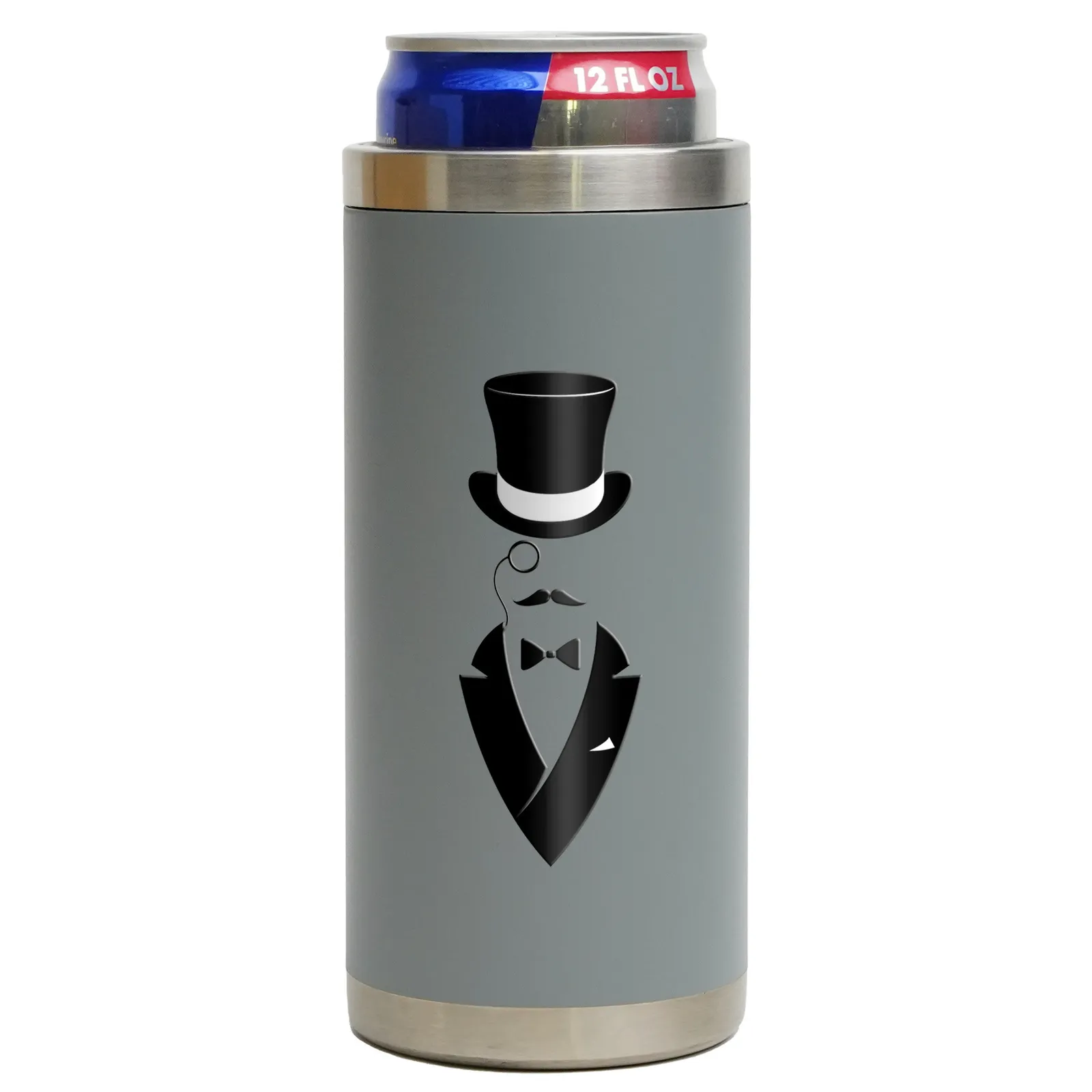 Stainless Steel Can Insulator Ultra Slim - 12 oz - product view 7