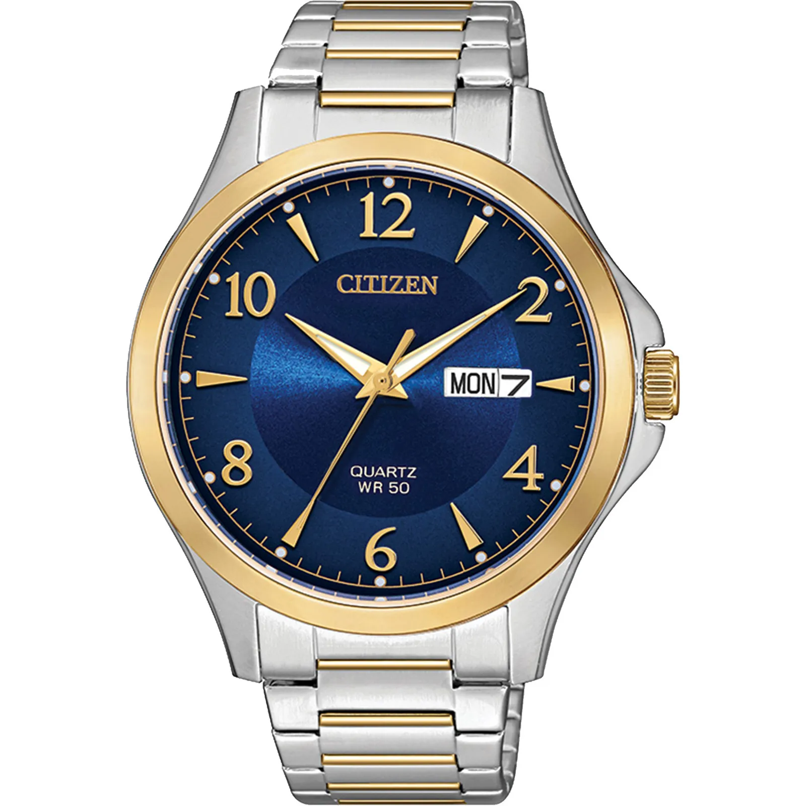 Citizen Men's Watch Two-Tone Blue Dial - 41mm