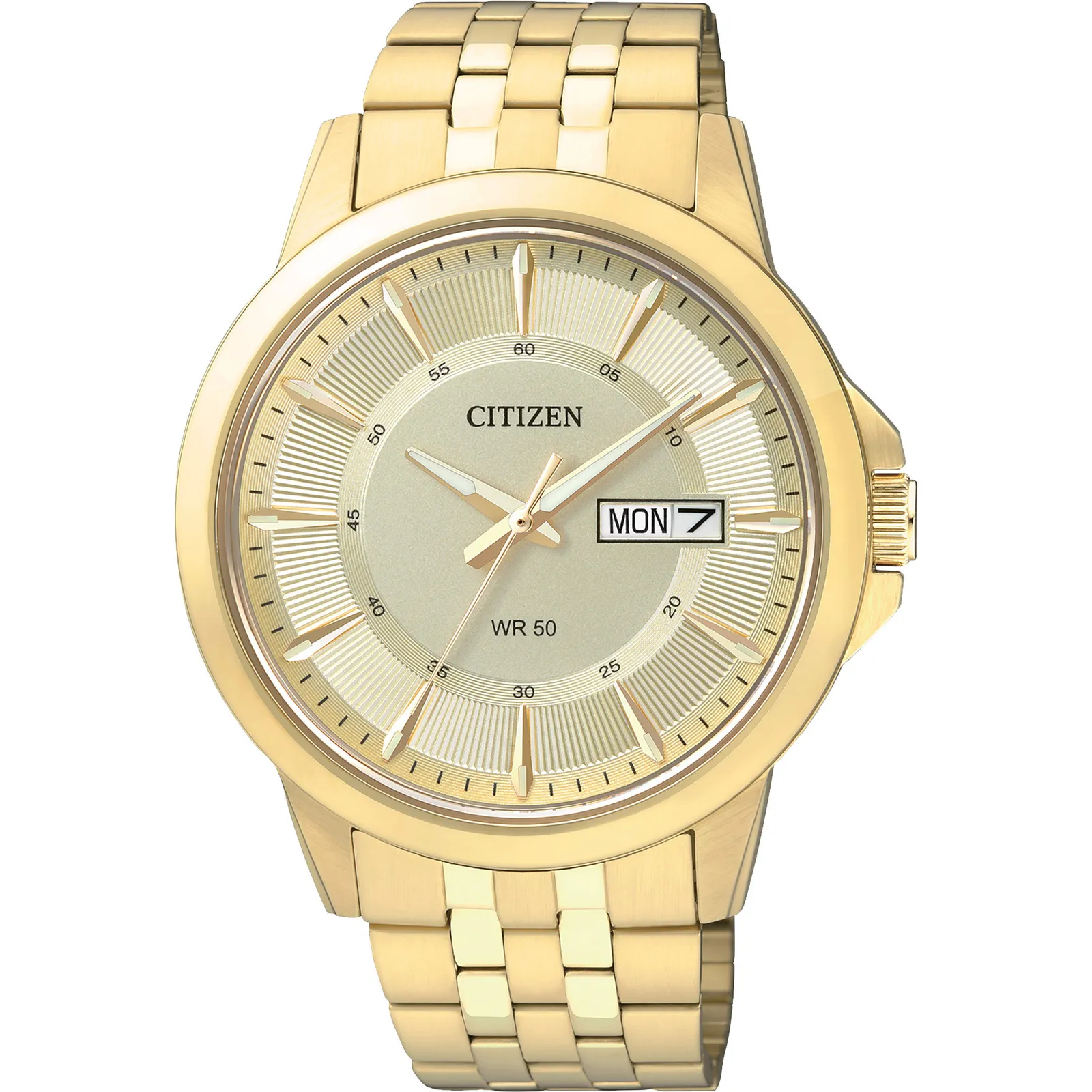 Citizen Men's Watch Gold-Tone Champagne Dial - 41mm
