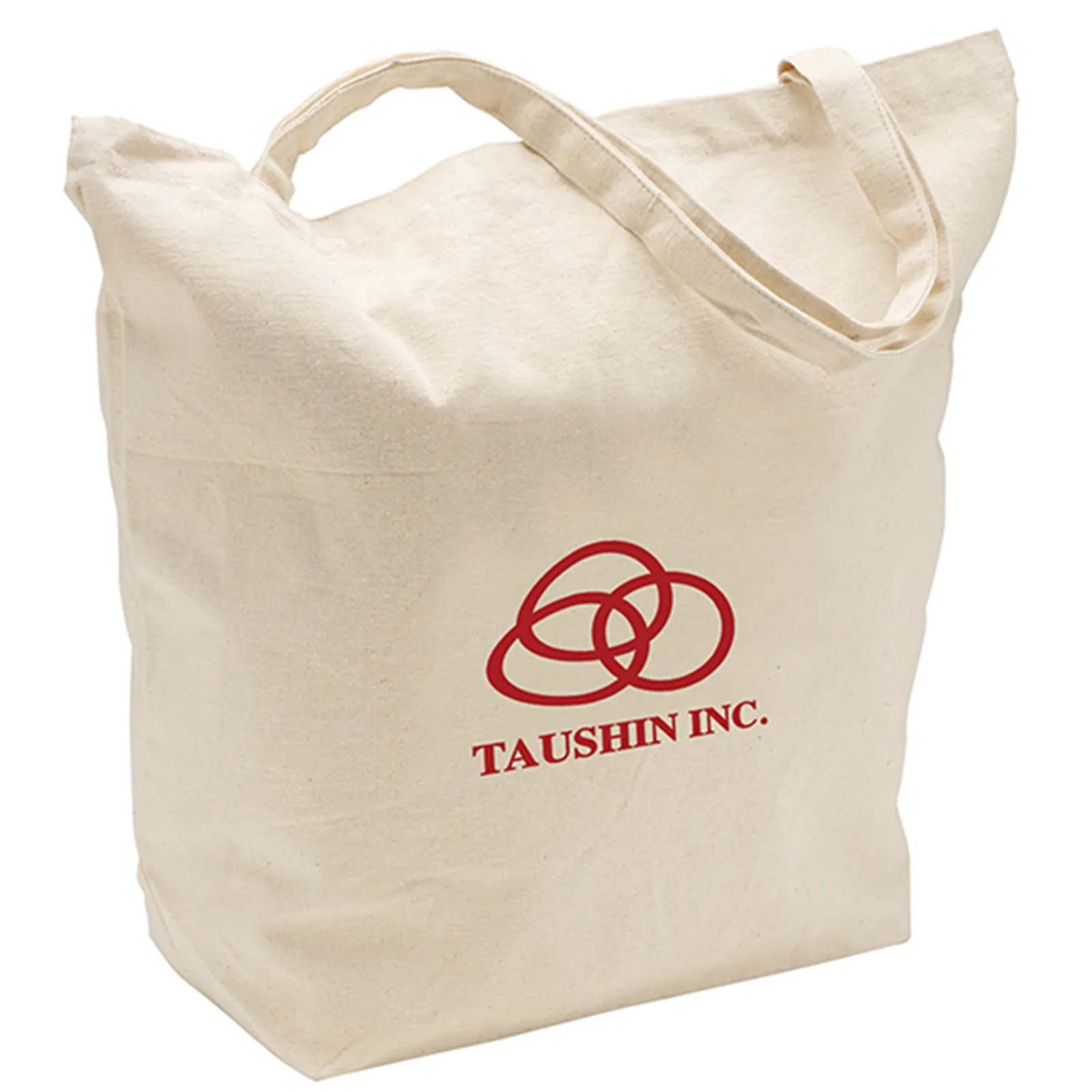 Custom Printed Cotton Canvas Tote Bag - 20 x 17.5 in