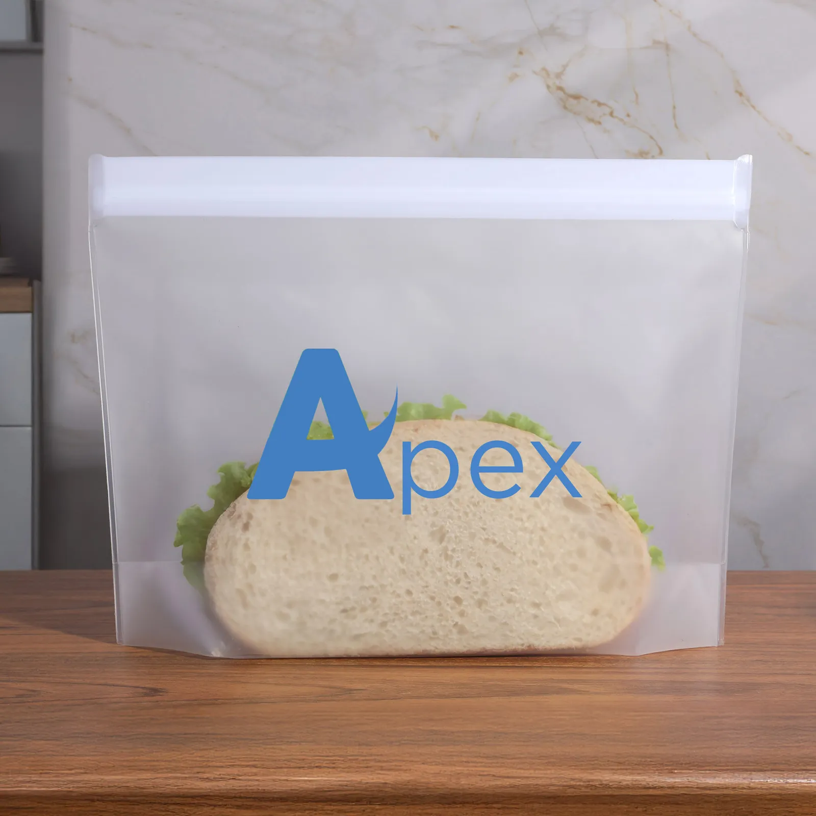 Reusable Food Storage Bag with Built-In Gel Pack - 10.5 x 8 in - product view 2