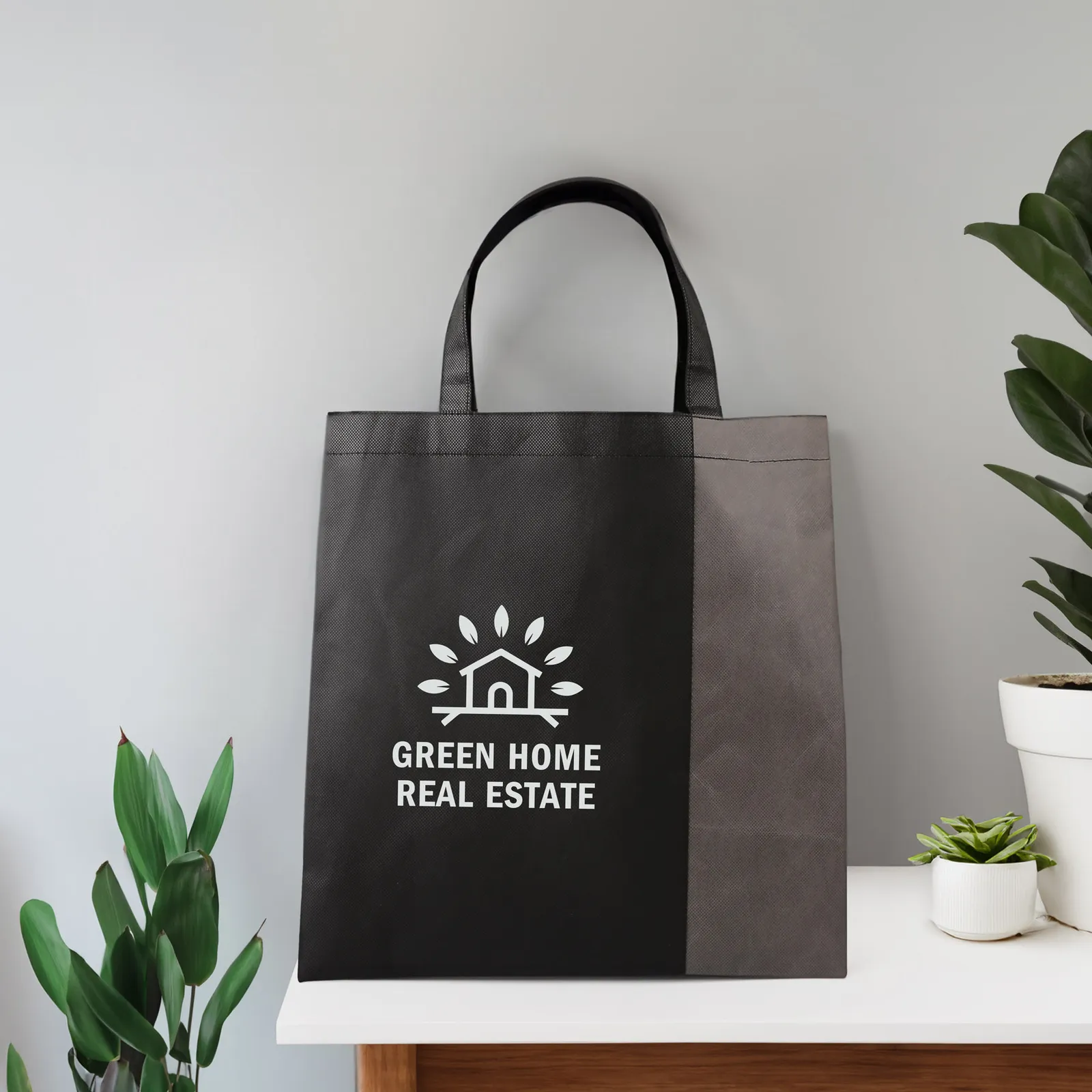 RPET Non-Woven Convention Tote Bag - 13.5 x 14 in