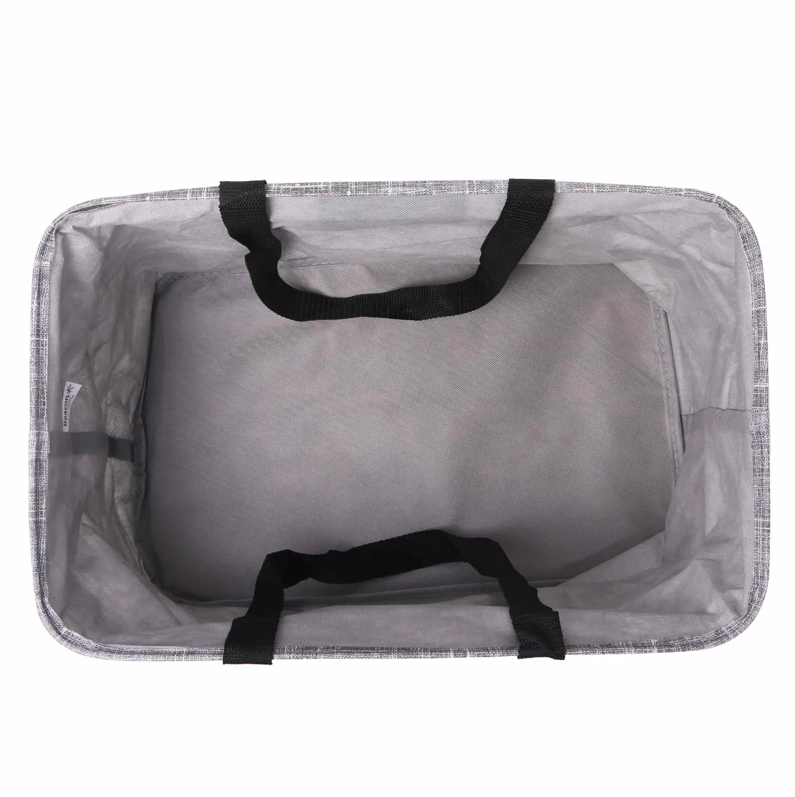 Non-Woven Collapsible Tote Bag with Wire Rim - 18 x 11.5 x 11 in - product view 6