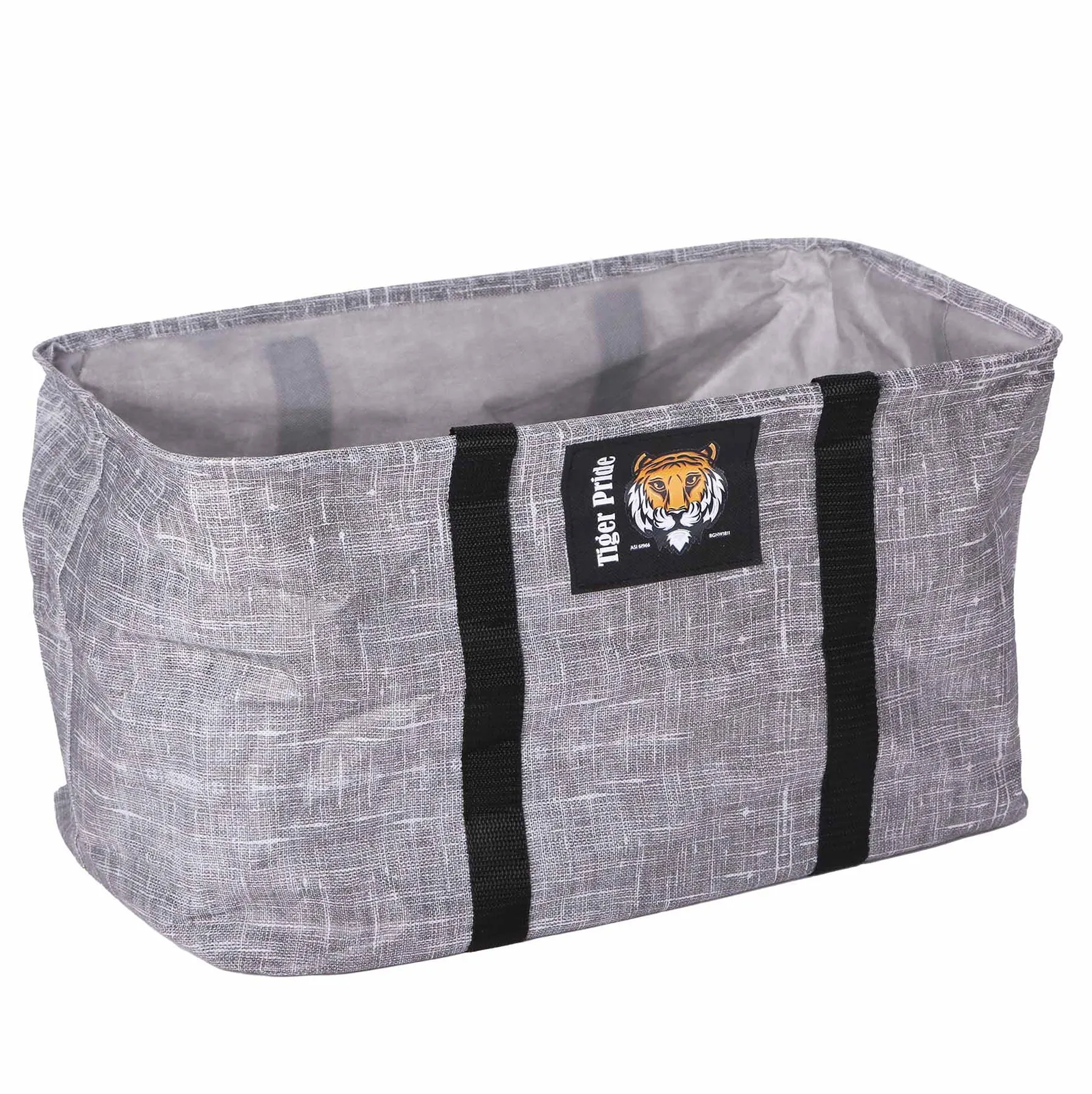 Non-Woven Collapsible Tote Bag with Wire Rim - 18 x 11.5 x 11 in - product view 11