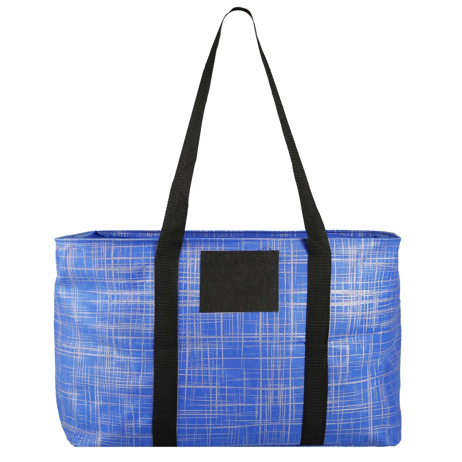 Non-Woven Collapsible Tote Bag with Wire Rim - 18 x 11.5 x 11 in - blank view 13