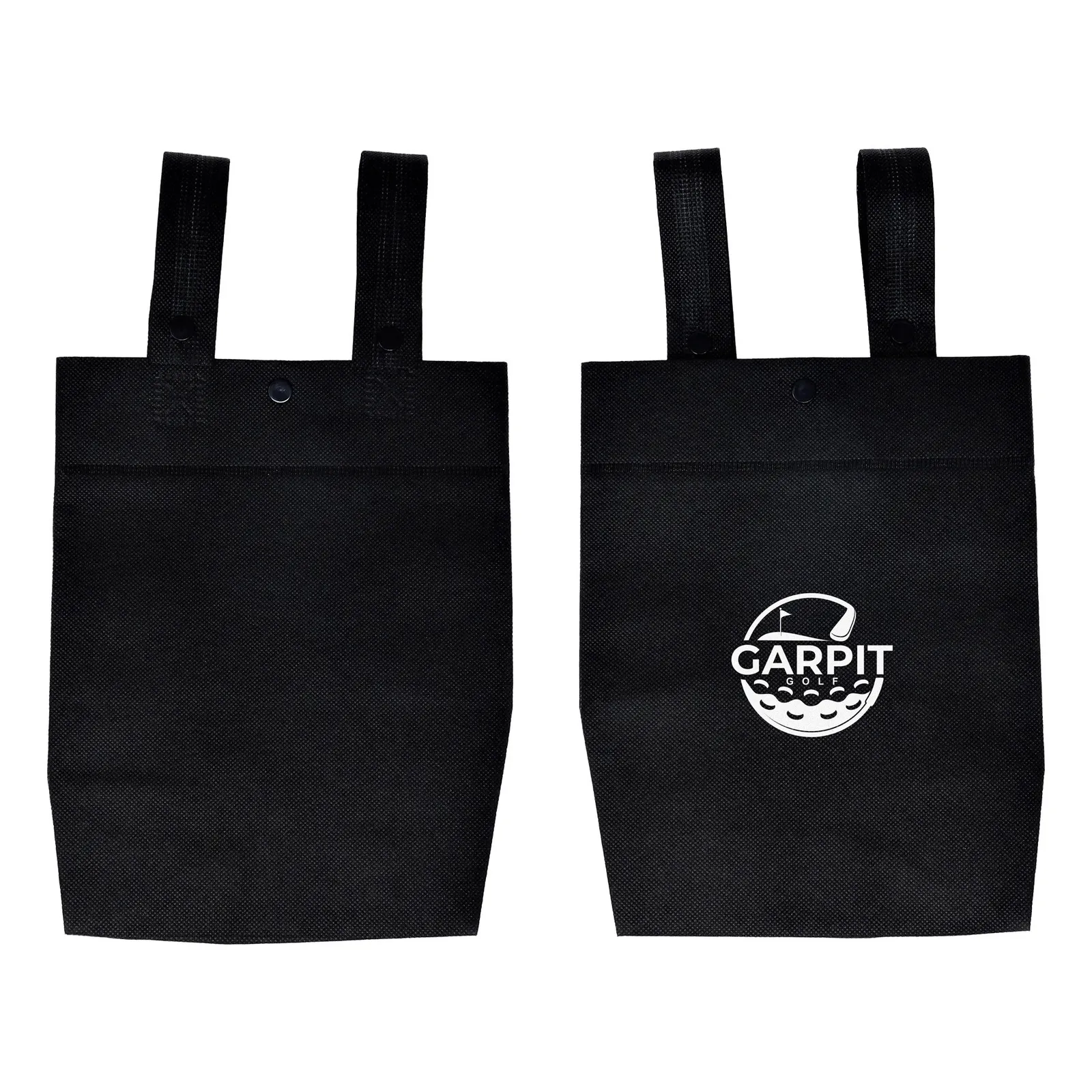 Car Litter Bag with Snap Closure and Hanging Straps - 8 x 10 x 4 in