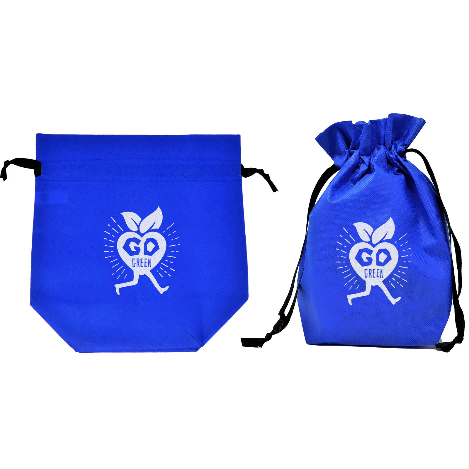 Non-Woven Drawstring Pouch Bag for Gifts - 9 x 10 x 4.25 in - product view 4
