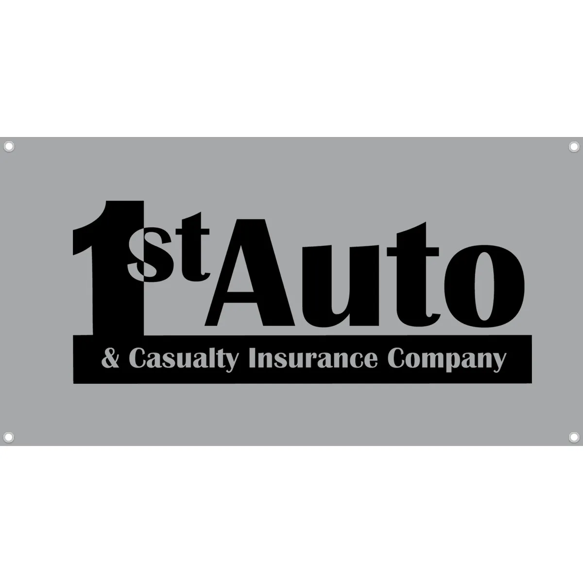 Custom Printed Poly-Cotton Banner with Grommets - 48 x 27 in