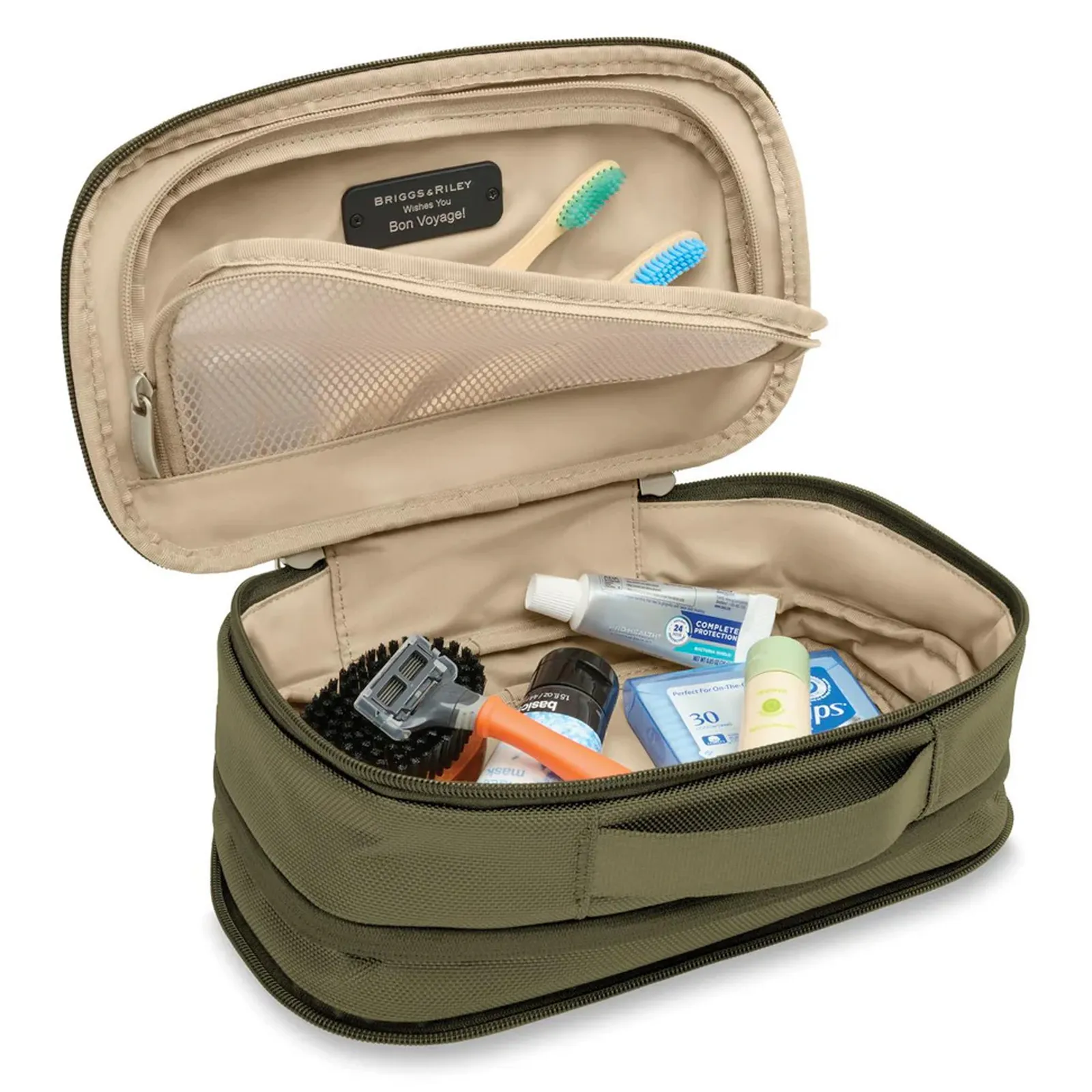 Travel Toiletry Kit Expandable Nylon - 11 x 4.5 x 6 in - product view 2