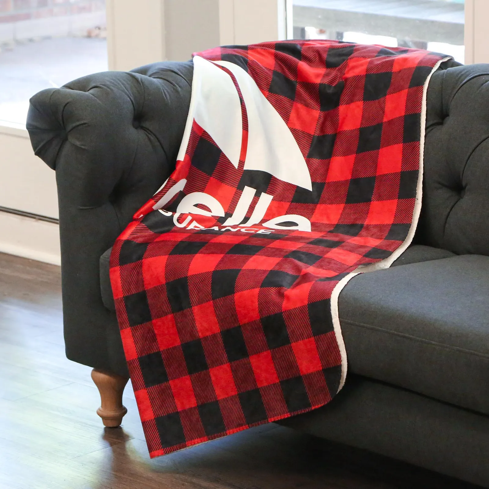 Blanket Mink Sherpa Faux Fur Polyester - 50 x 60 in