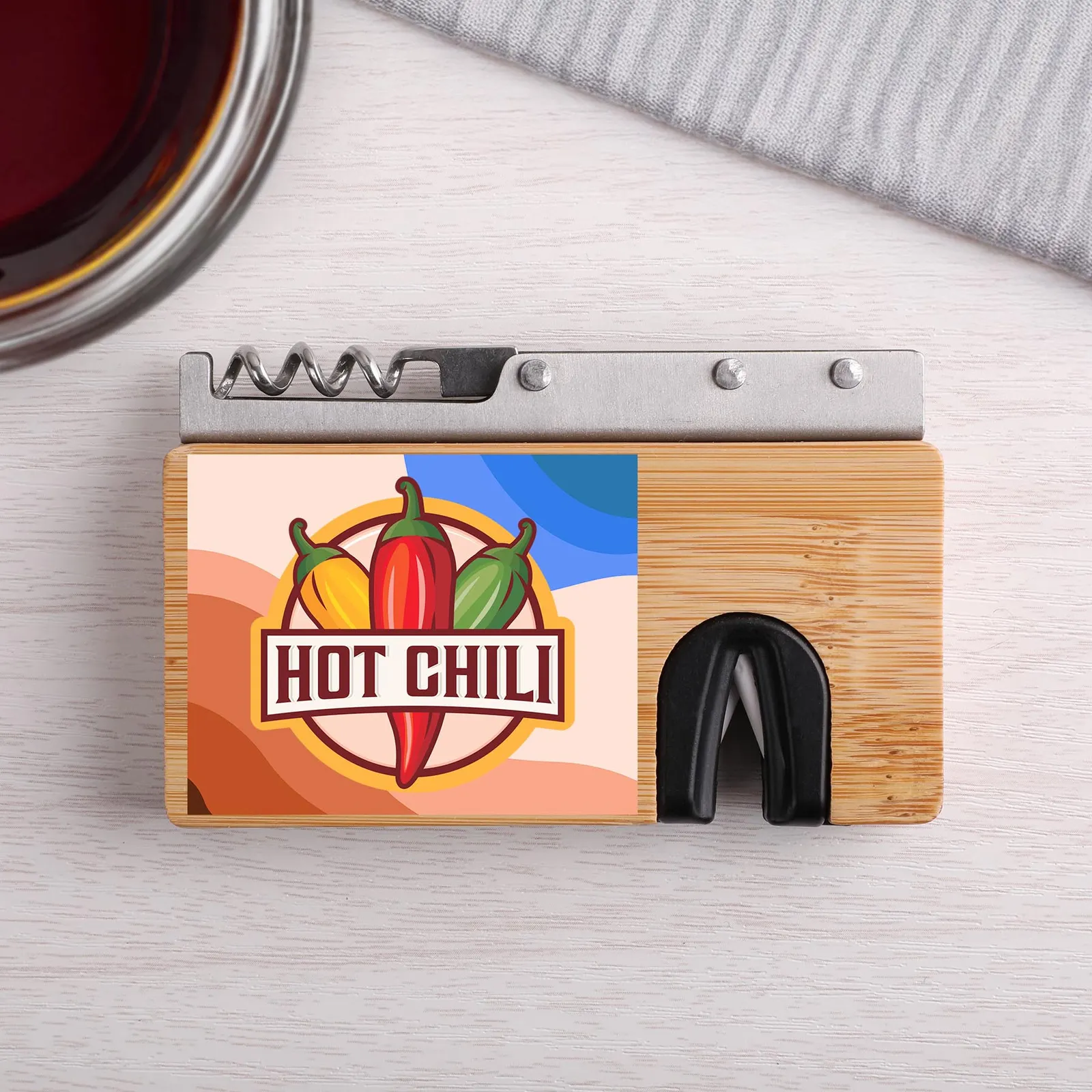 Bar Tool 4-in-1 Bamboo Multi-Function Magnetic