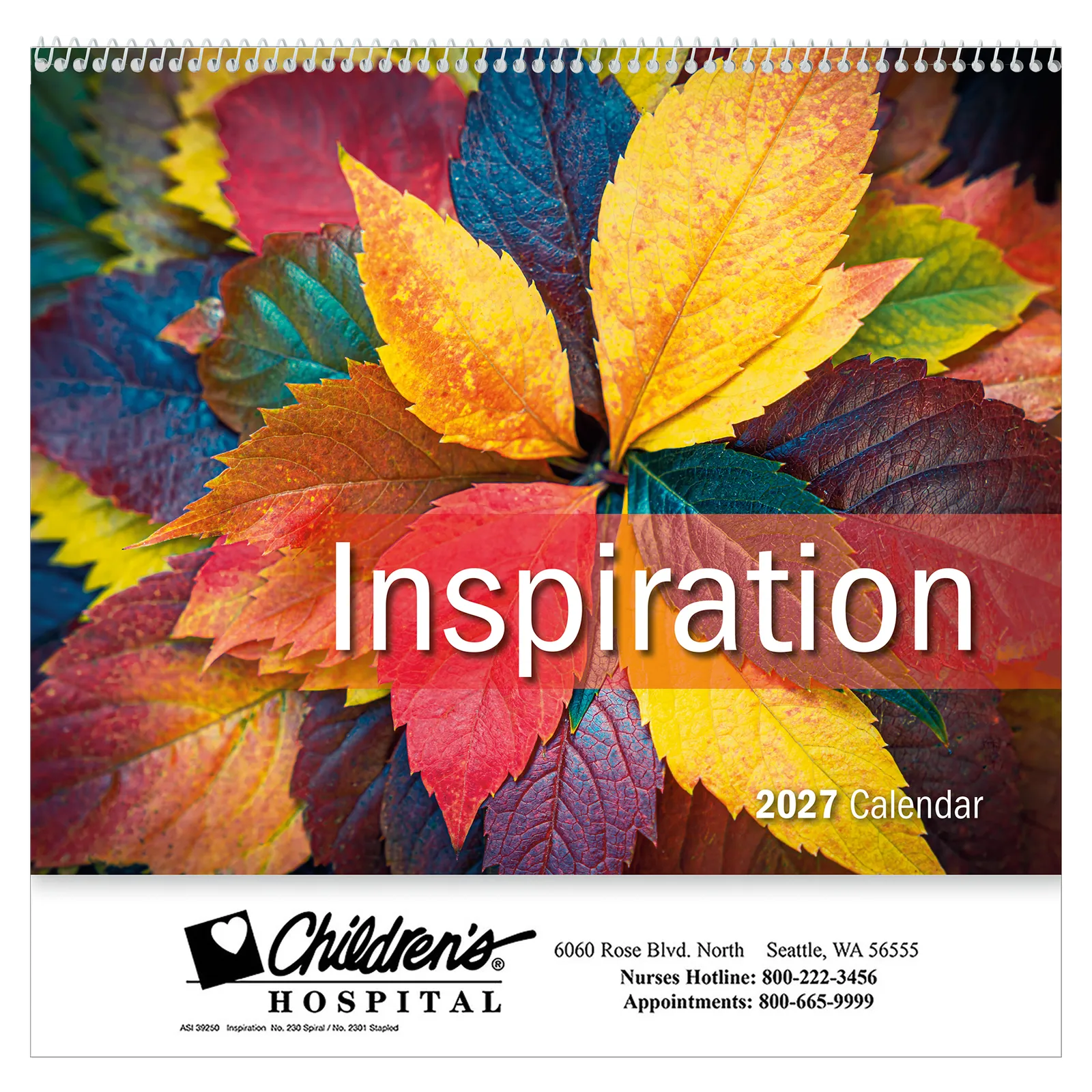 Inspiration Wall Spiral Bound - 10 3/4 x 18 1/2 in