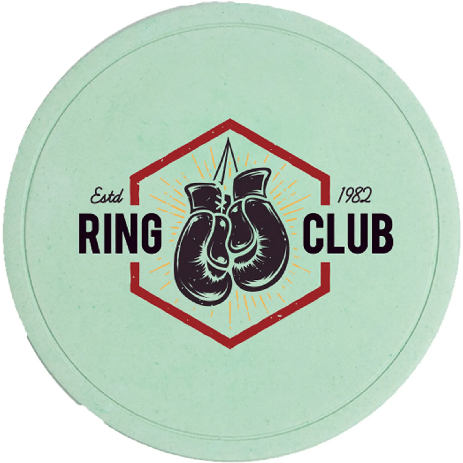 Concrete Coaster Round Ultra-Absorbent - 3.9 in - product view 1