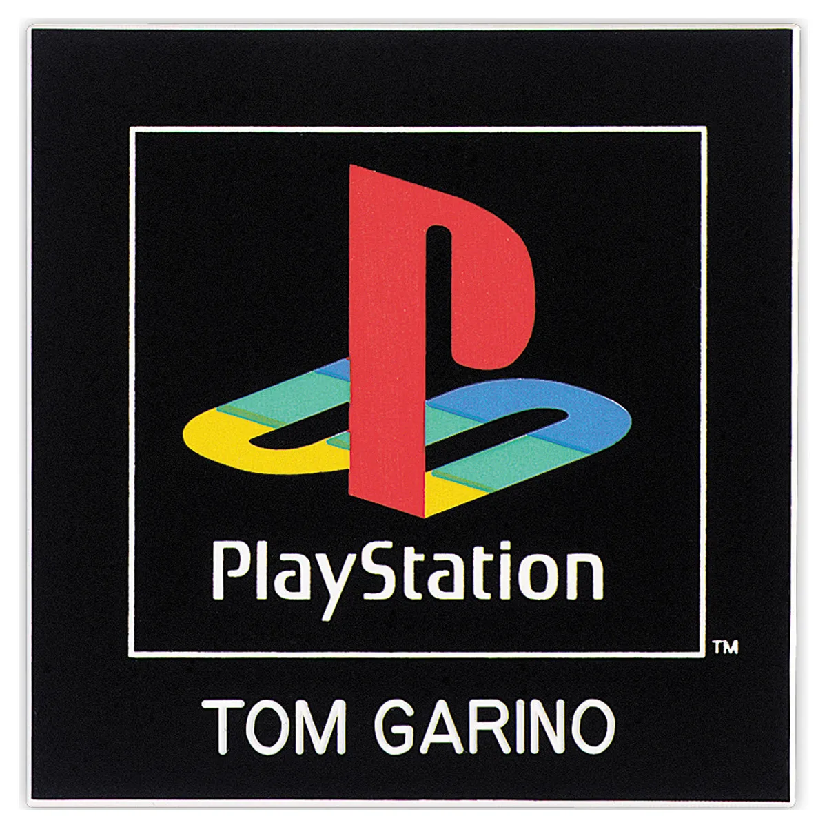 Plastic Name Badge 2-Ply with Engraved Text - 3-6 sq in