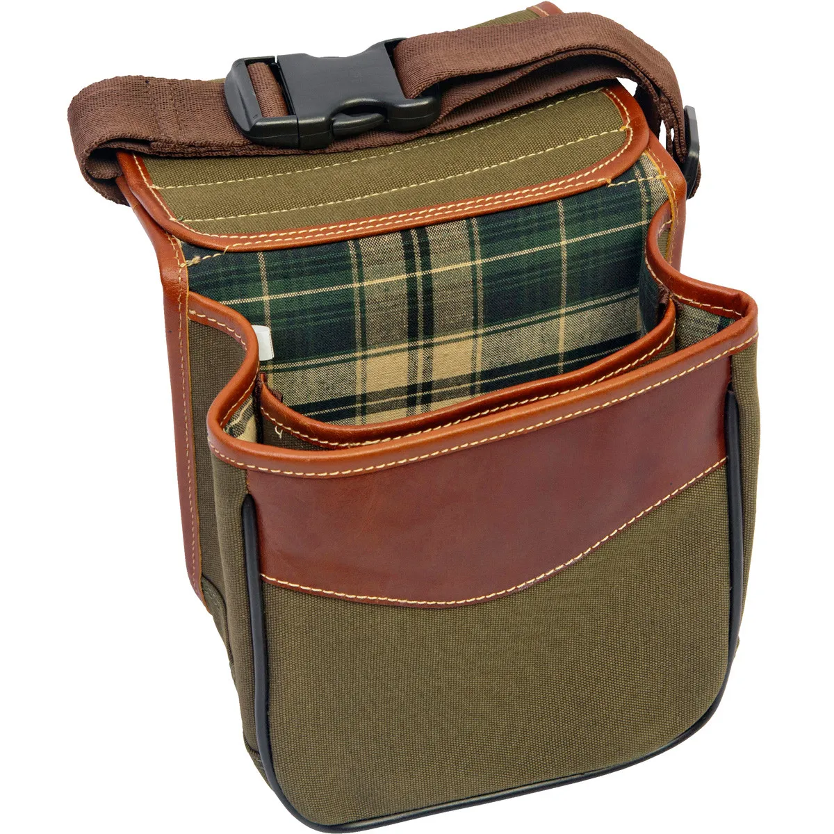 Leather Shell Bag Full Grain Buffalo Hide - 8 x 14 in