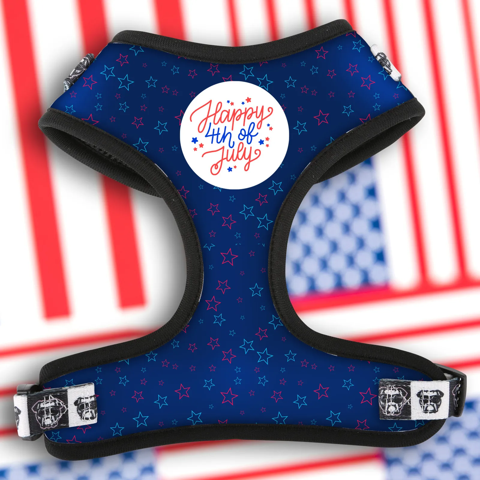 Dog Harness Neoprene with D-Ring Attachment (Large)