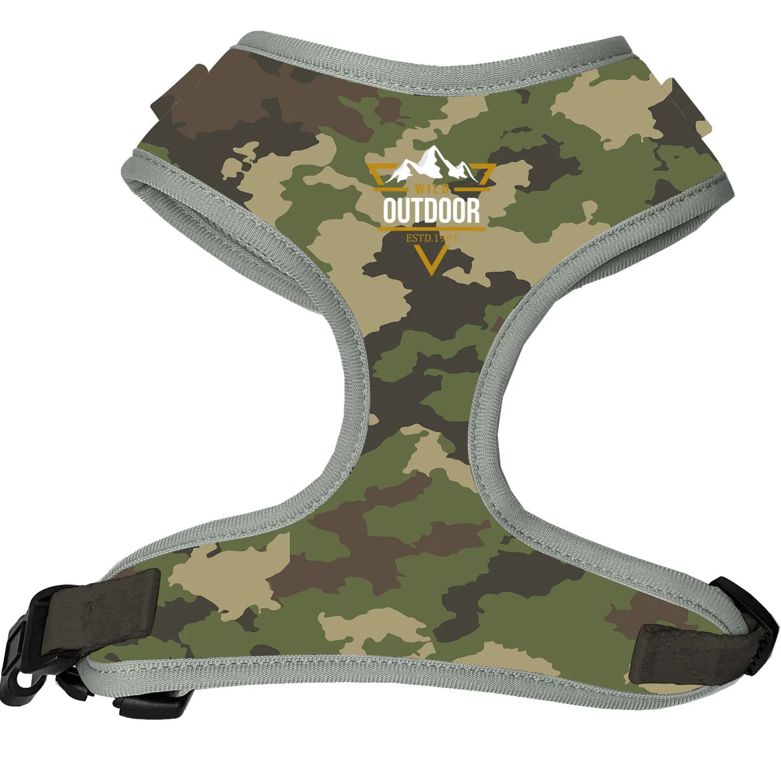 Dog Harness Neoprene with D-Ring Attachment (Medium) - product view 4