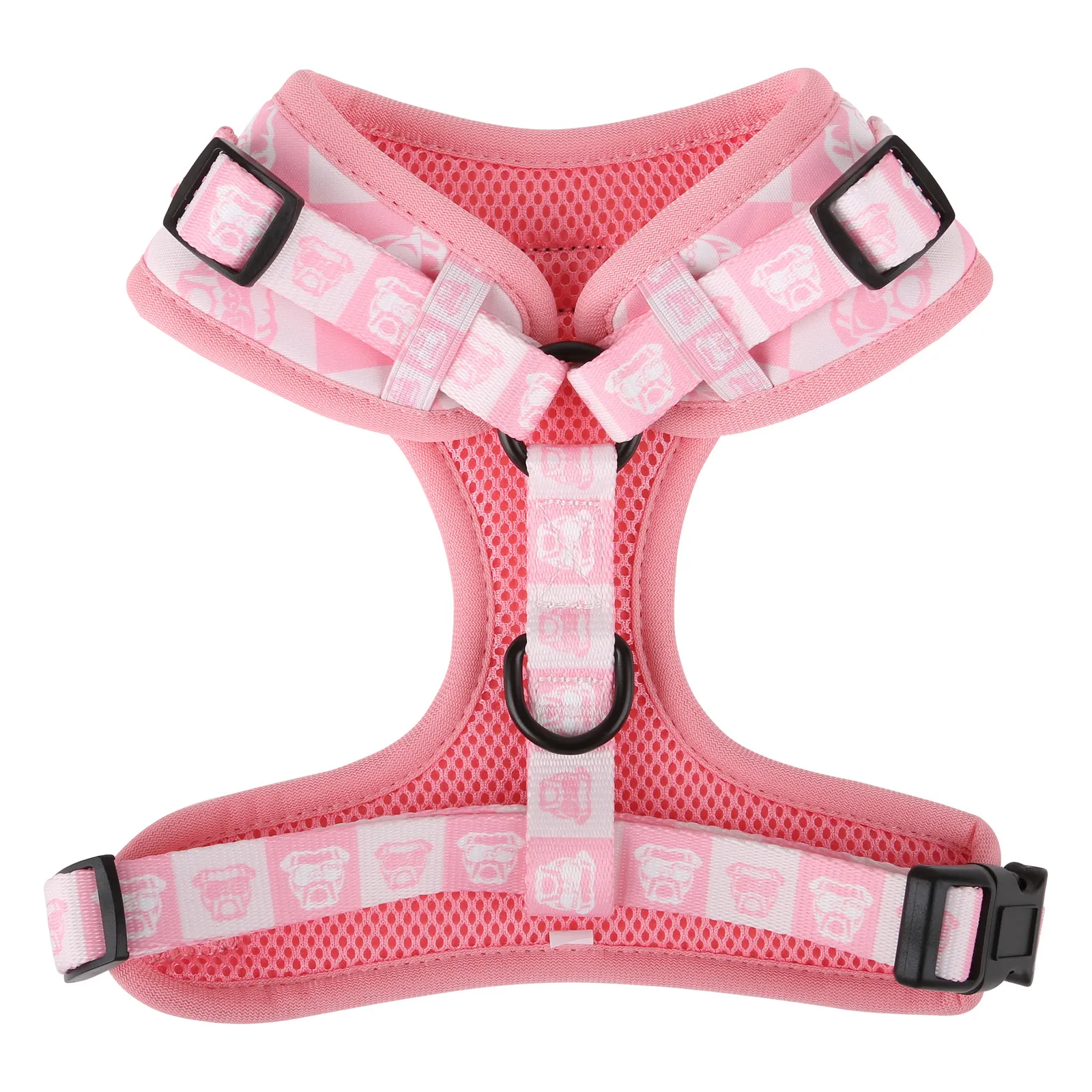 Dog Harness Neoprene with D-Ring Attachment (X-Small) - product view 2