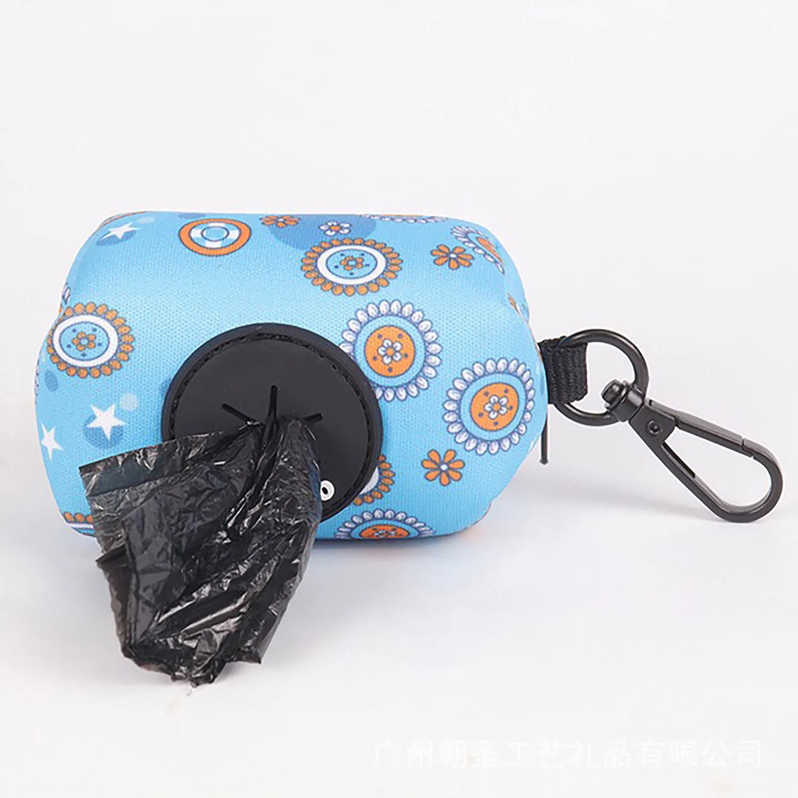 Dog Poop Bag Dispenser Neoprene with Clip - 4 x 3 in - product view 8