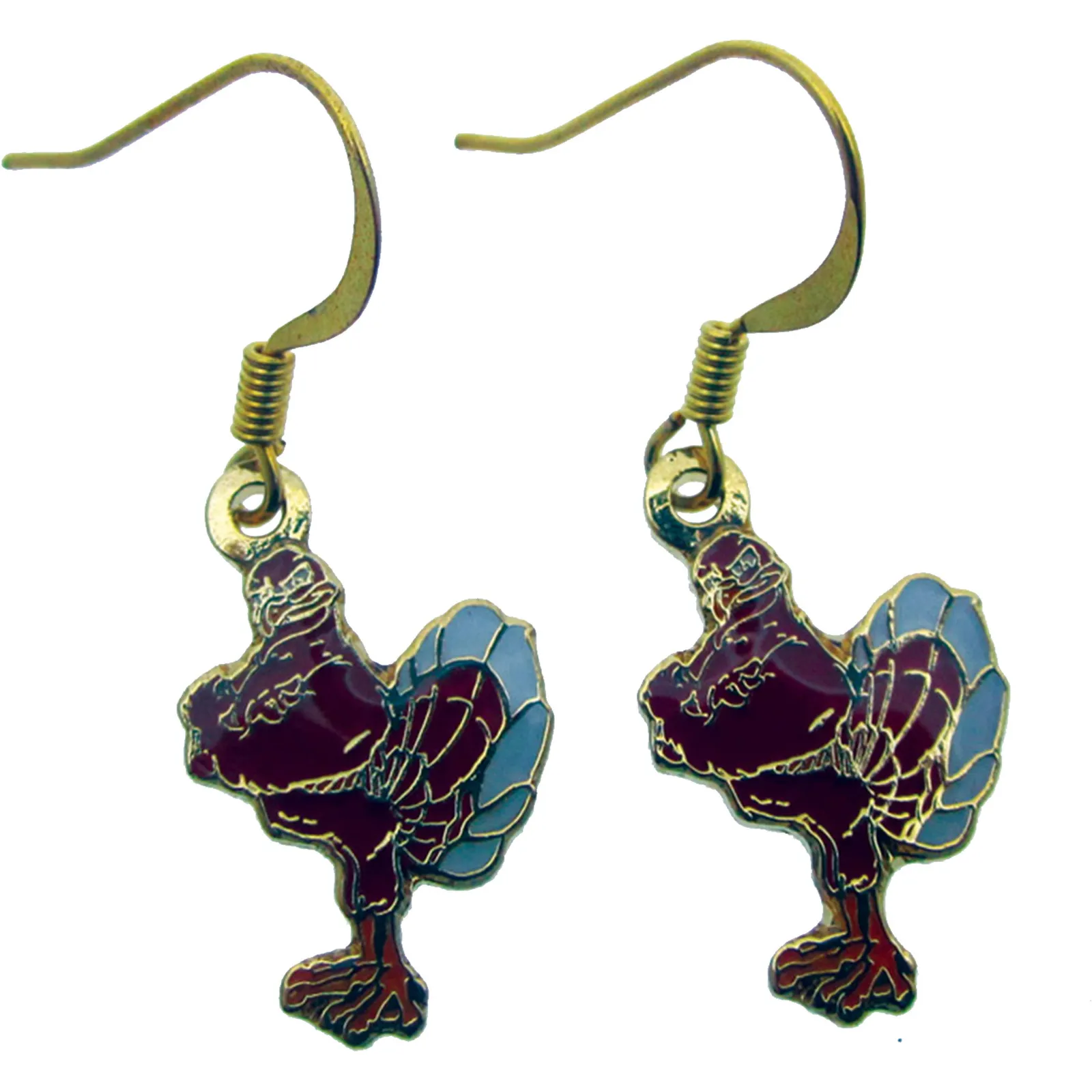 Earrings Zinc Custom with Multiple Color Options