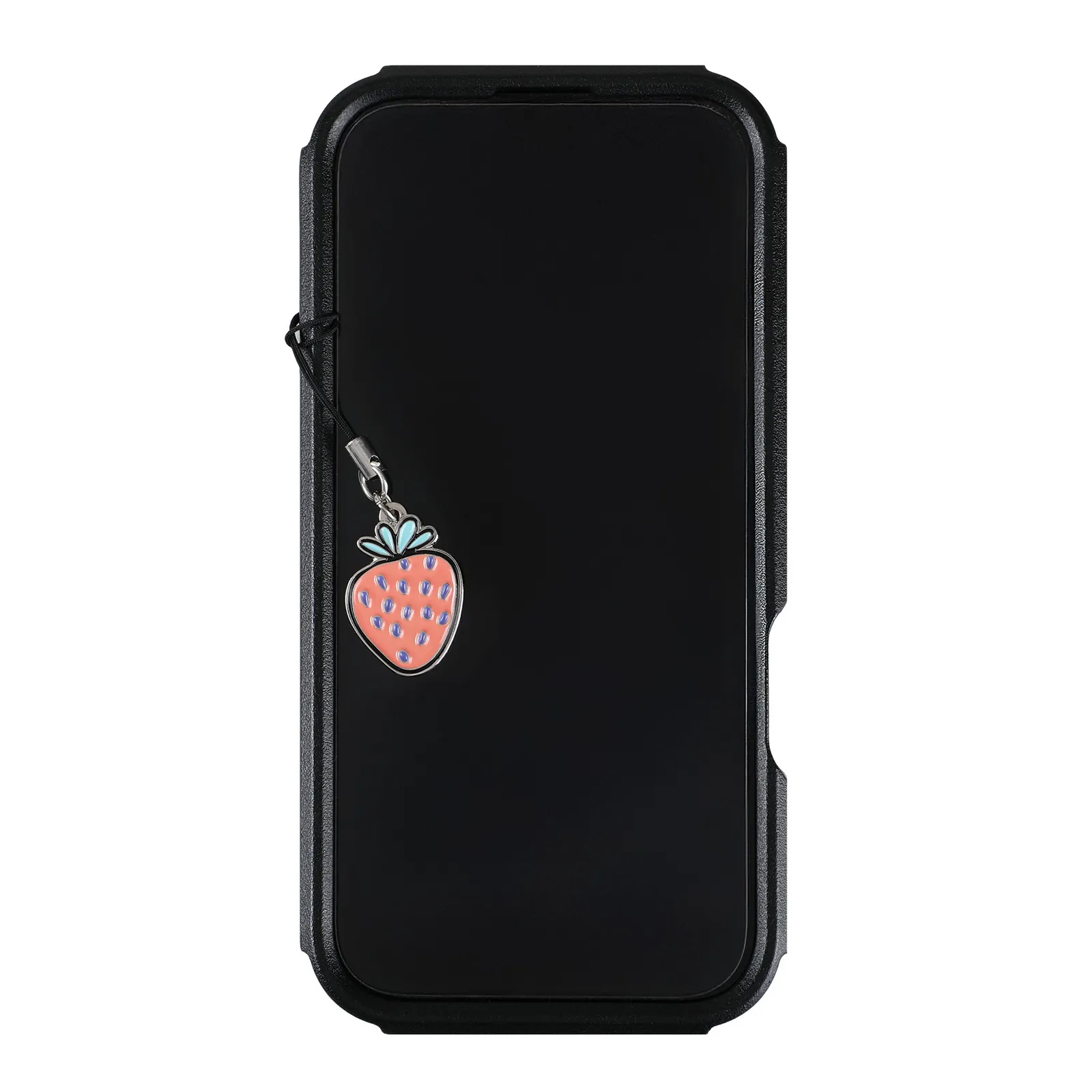 Phone Charm Diestruck Zinc with String - 0.75 in - product view 6