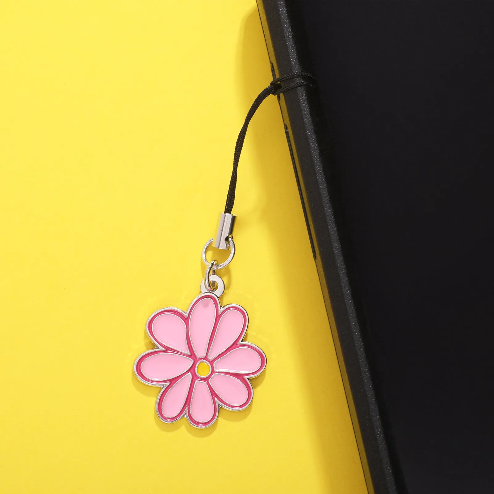 Phone Charm Diestruck Zinc with String - 1 in - product view 2