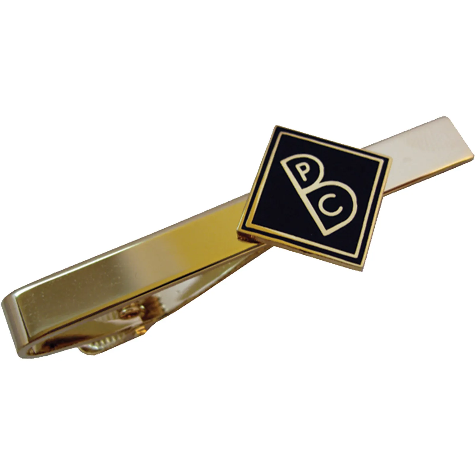 Tie Clips Iron with Soldered Applique - 2.25 in - product view 2