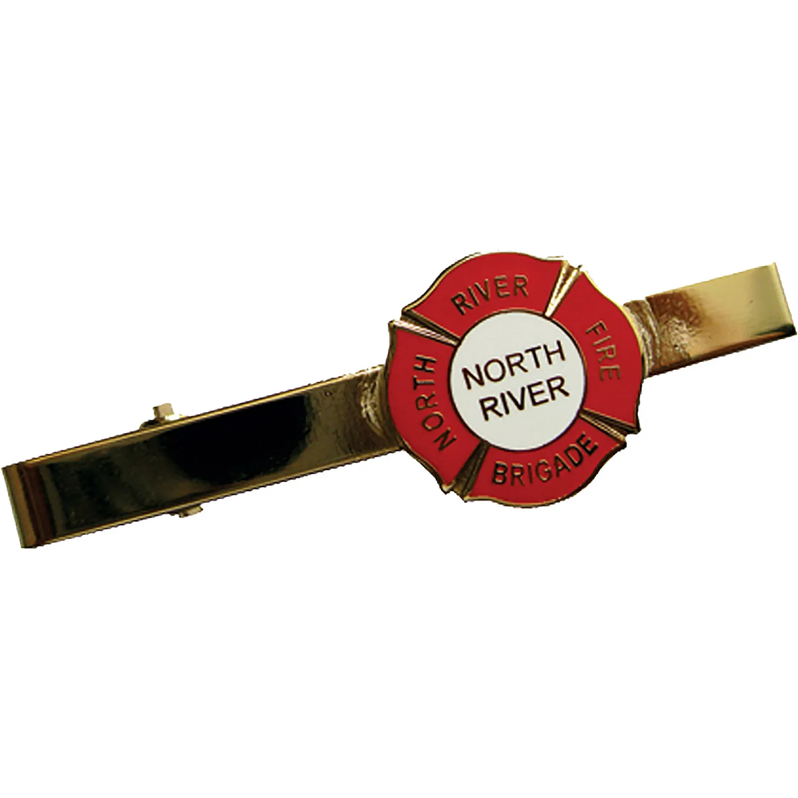 Tie Clips Iron with Soldered Applique - 2.25 in - product view 4