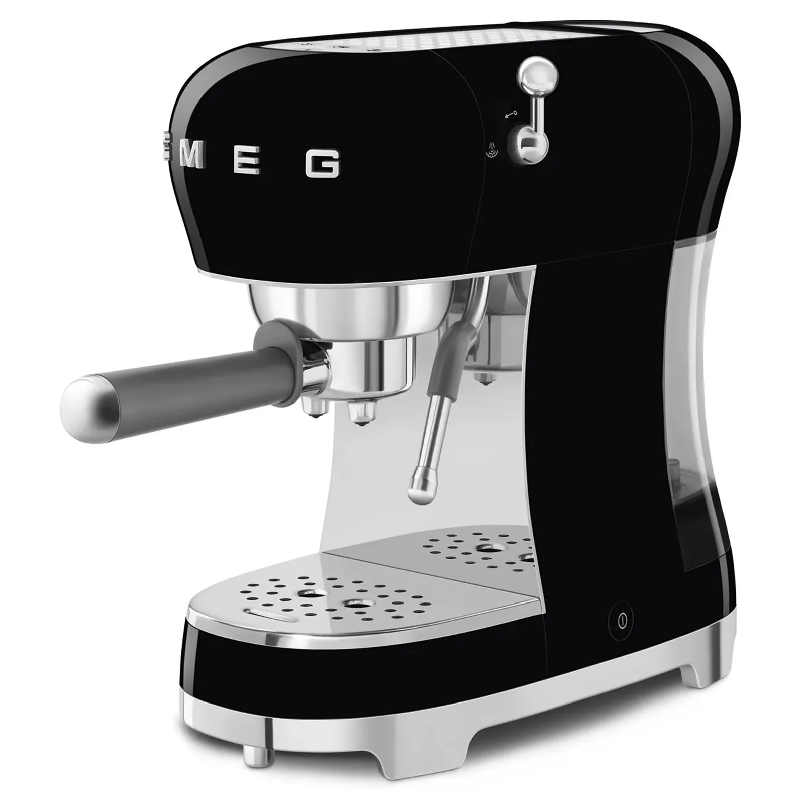 Manual Espresso Machine with Steam Wand - Stainless Steel - product view 2