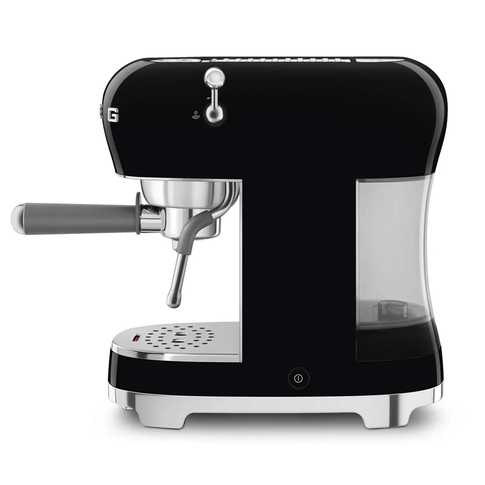 Manual Espresso Machine with Steam Wand - Stainless Steel - product view 3