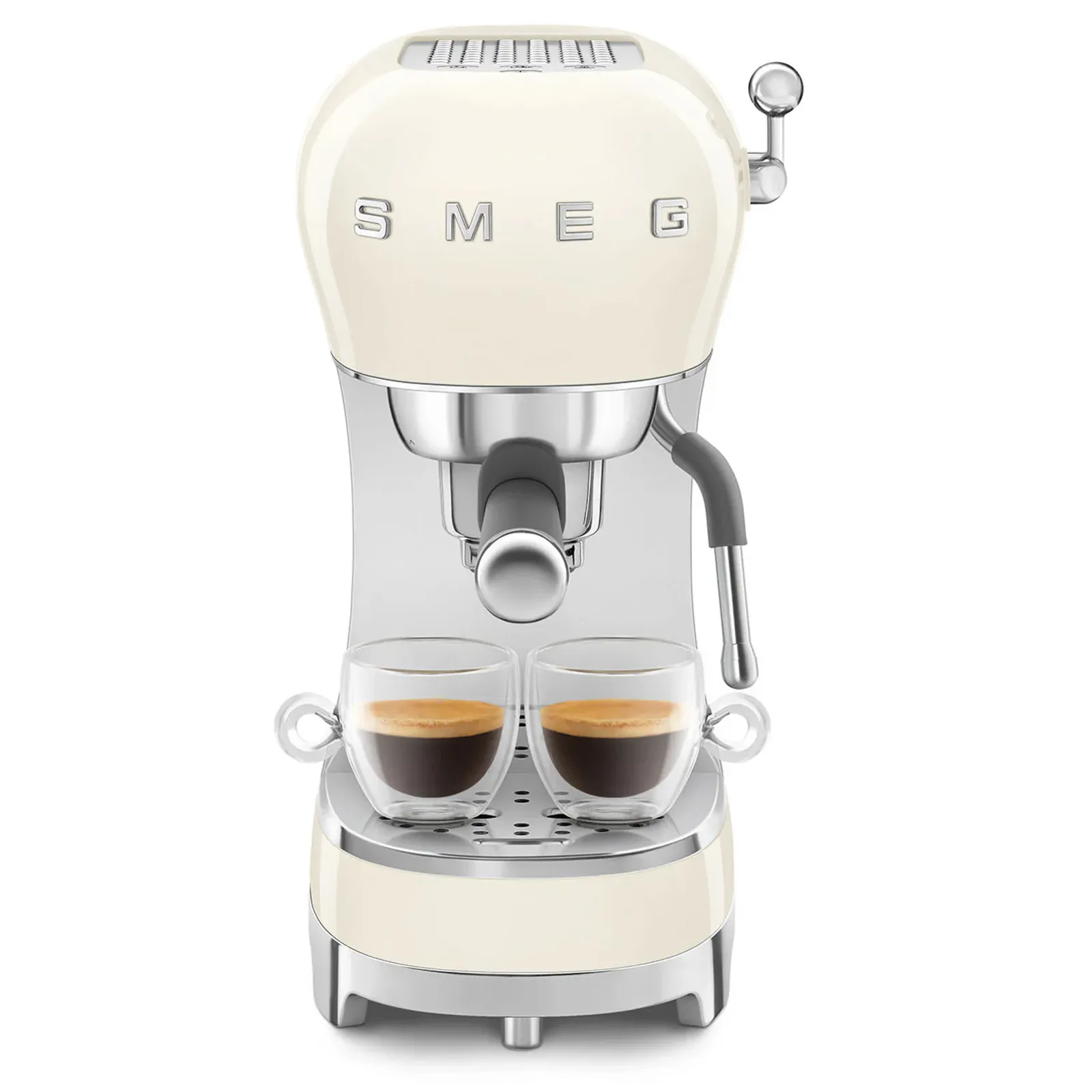 Manual Espresso Machine with Steam Wand - Stainless Steel - product view 5