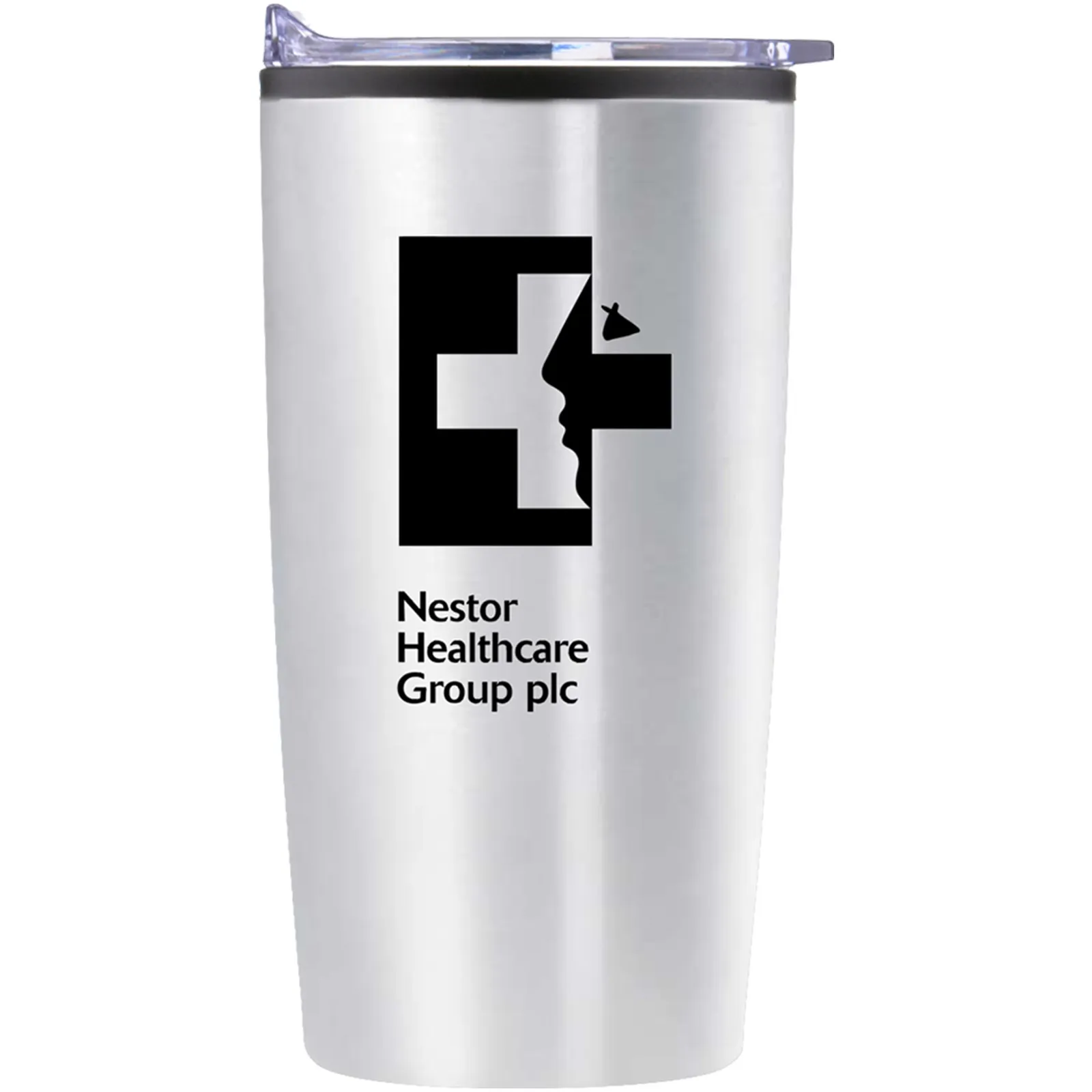 Stainless Steel Travel Tumbler with Slider Lid - 20 oz - product view 4
