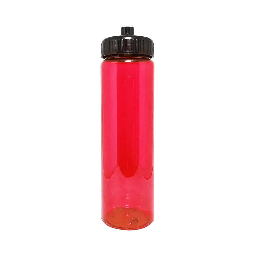 PET Water Bottle with Push-Pull Lid - 25 oz - blank view 8