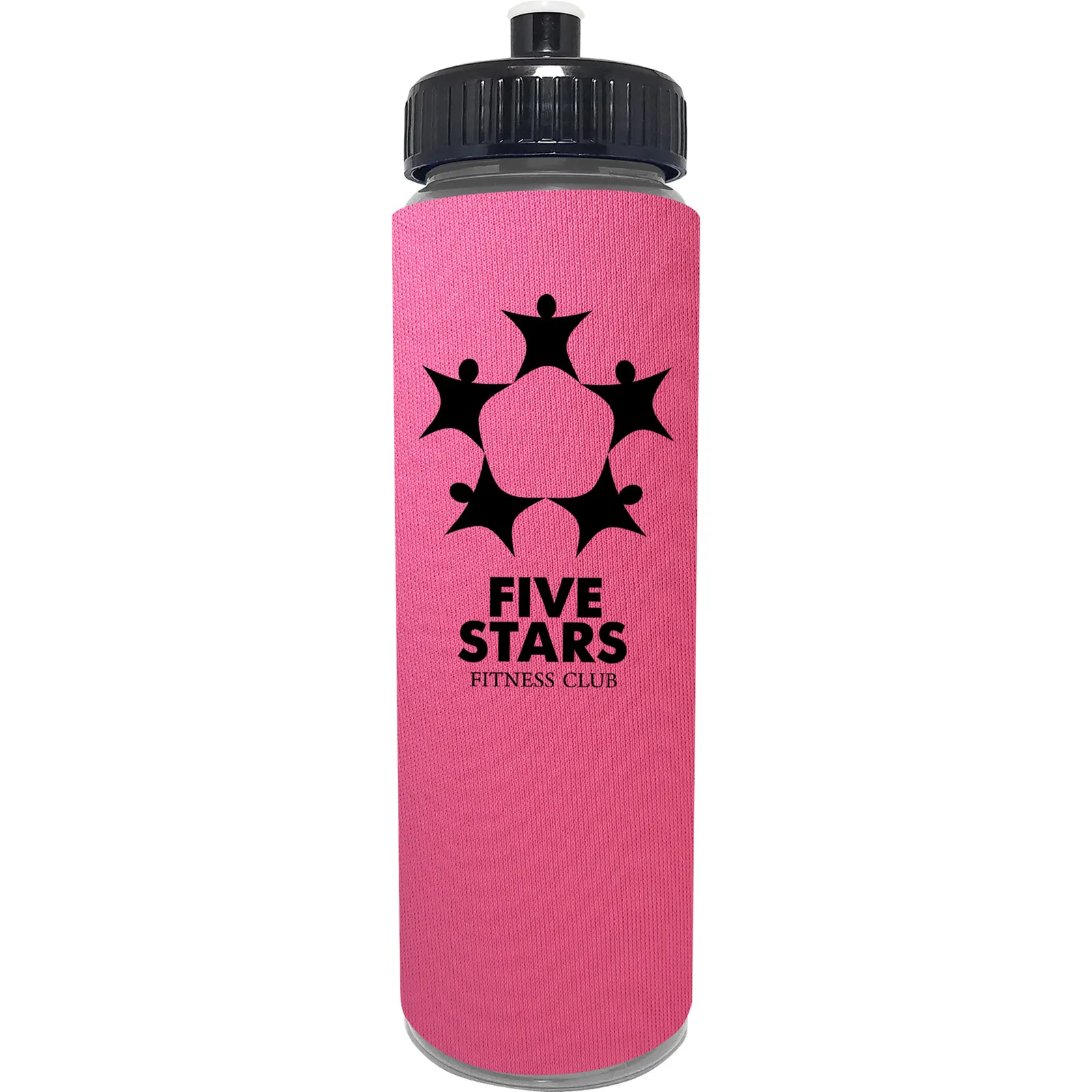 Water Bottle with One Color Foam Sleeve - 25 oz - product view 4