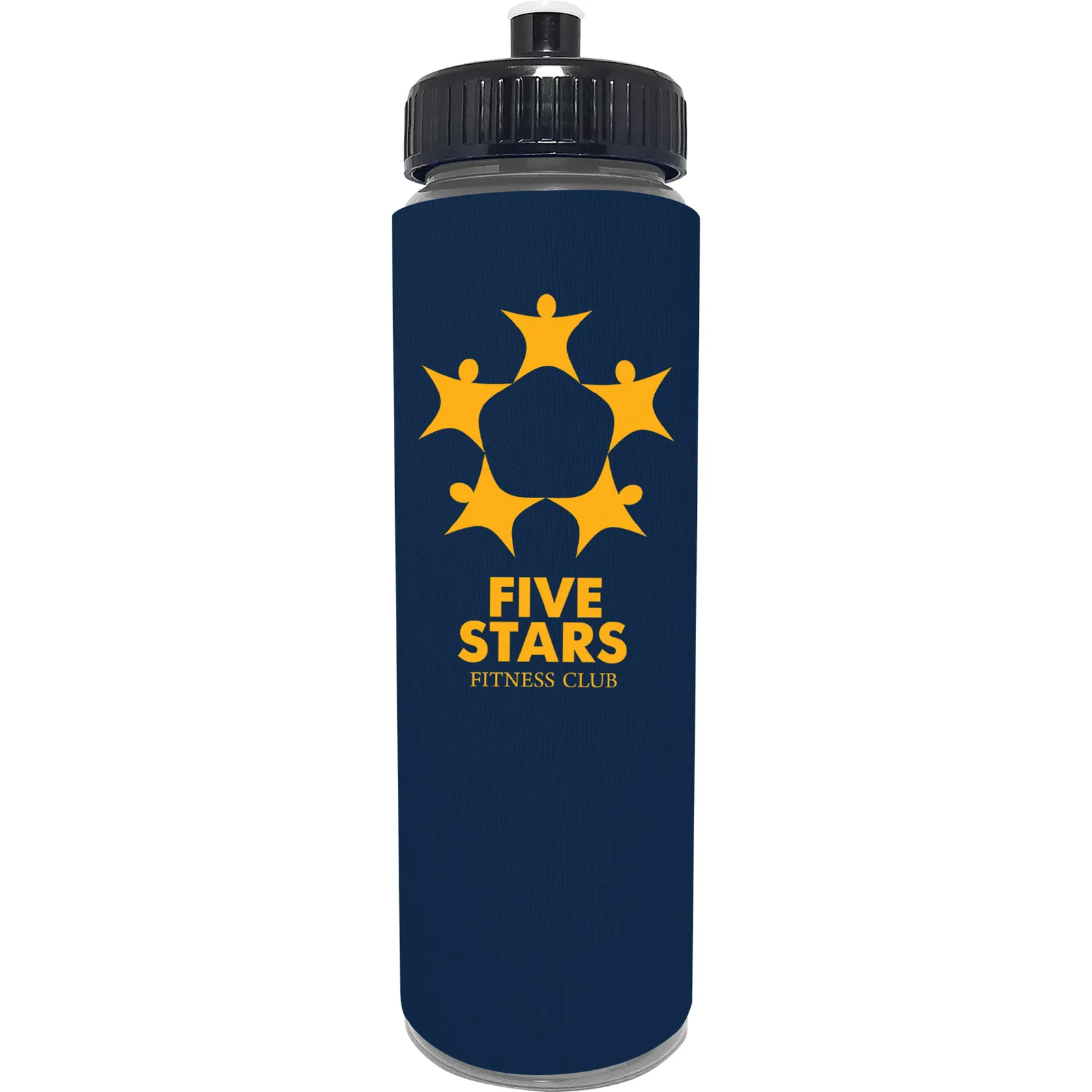 Water Bottle with One Color Foam Sleeve - 25 oz - product view 6