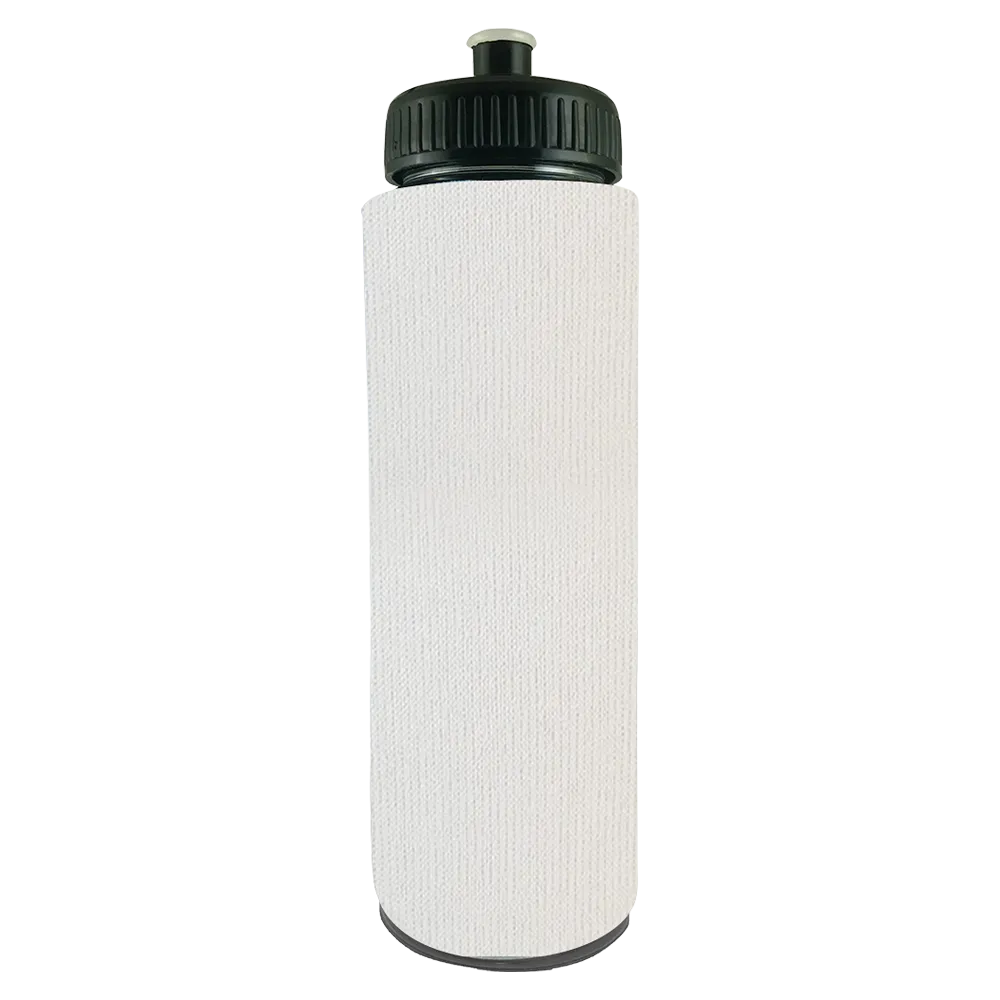 Water Bottle with Full Color Foam Sleeve - 25 oz - blank view 3