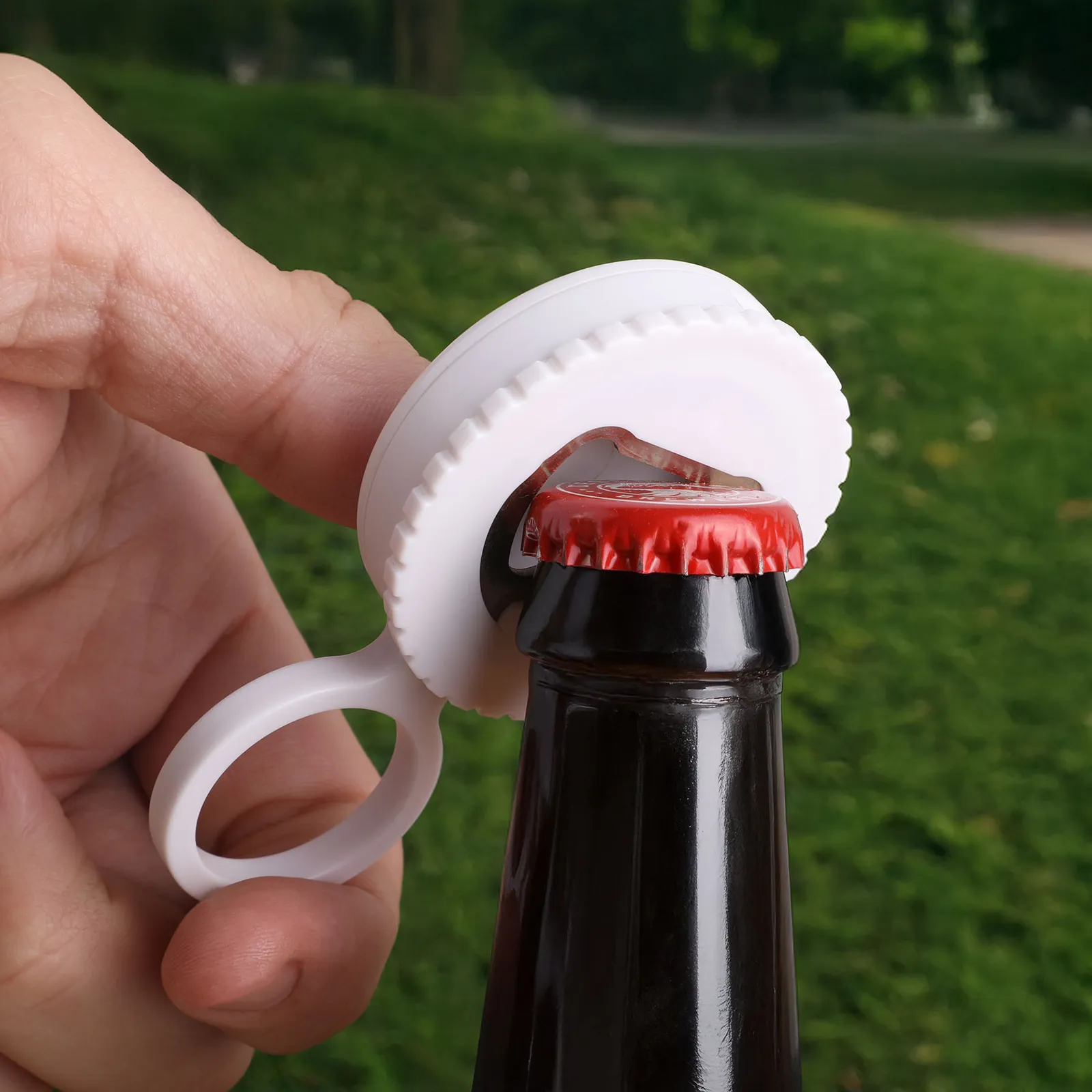Fidget Spinner Bottle Opener with Clip - 2 in DIA - product view 3
