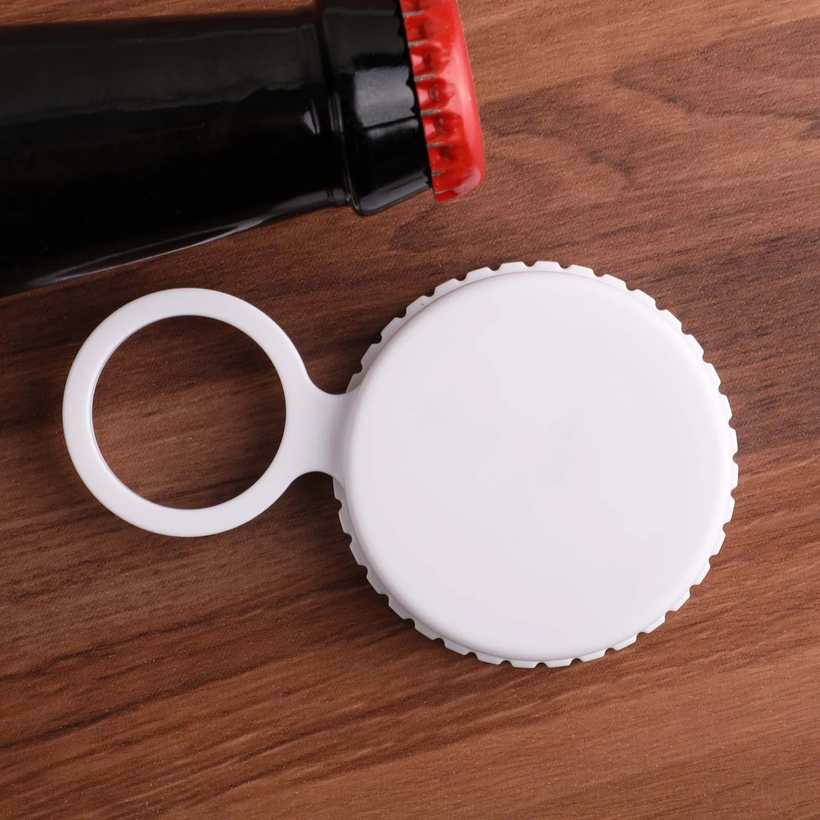 Fidget Spinner Bottle Opener with Clip - 2 in DIA - blank view 8