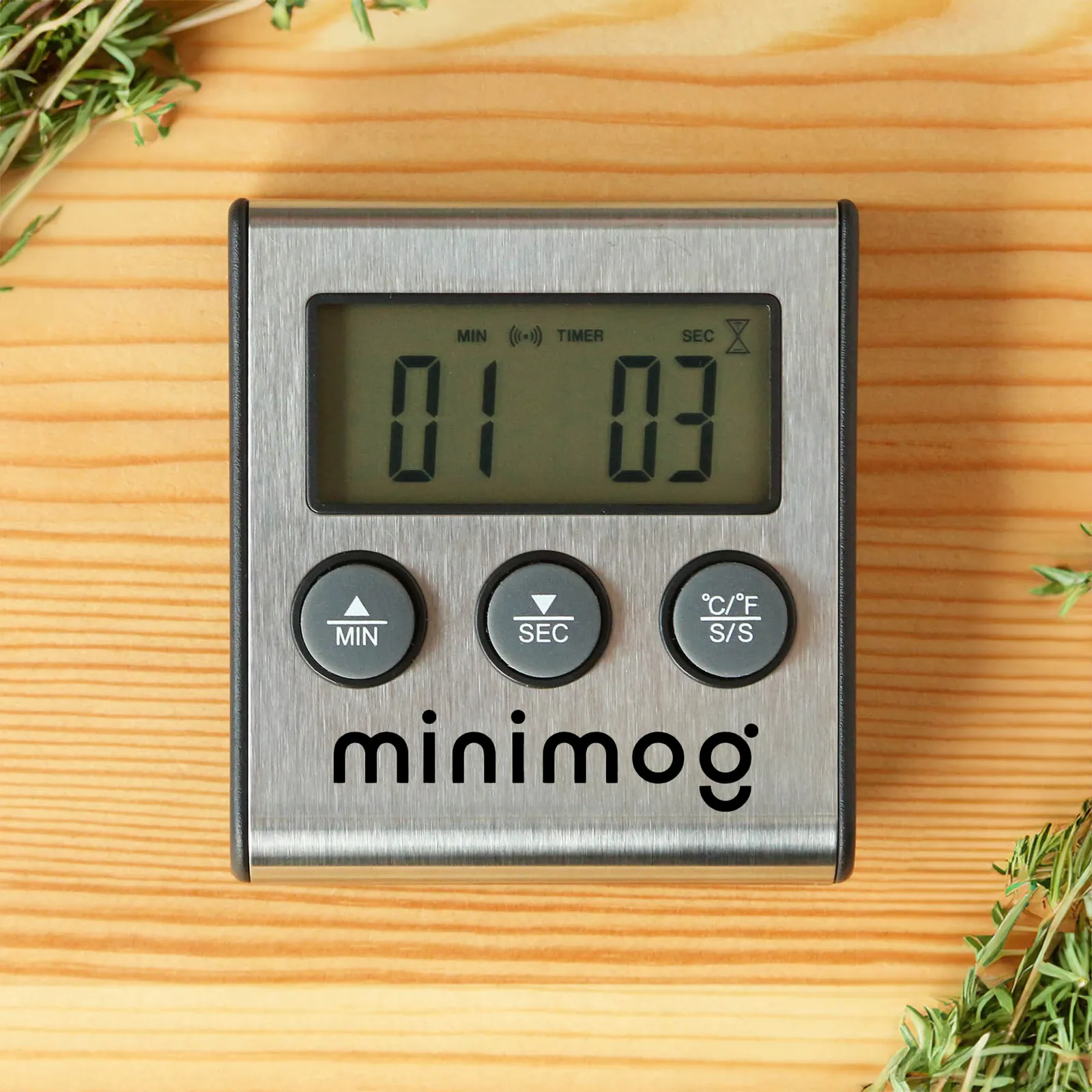 Cooking Thermometer Digital with Timer - 450°F Range - product view 3