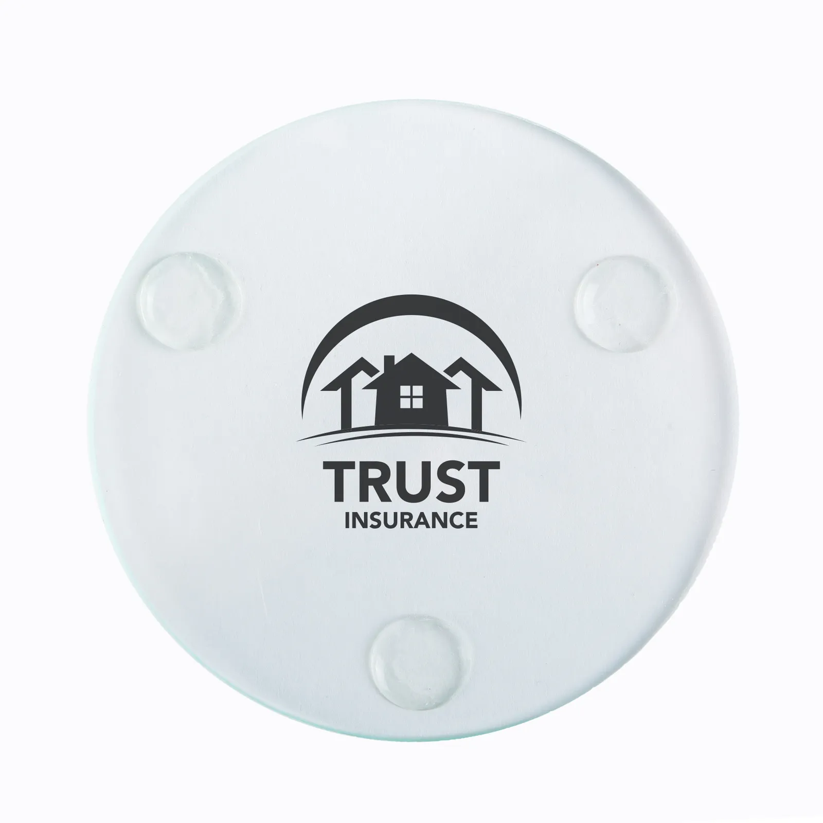 Round Glass Coaster Reverse Print - 3 7/8 in - product view 4