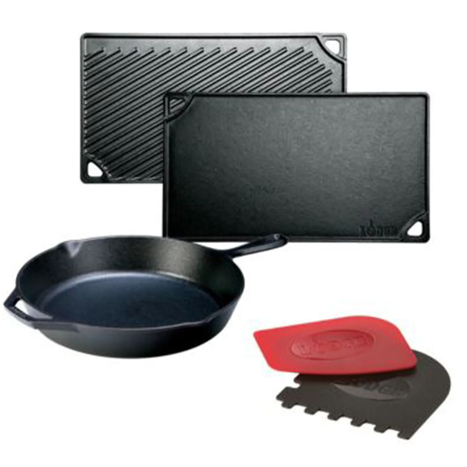 Lodge Cast Iron Griddle Skillet Set - 16.75 in