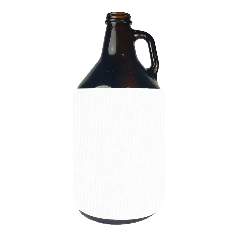 Neoprene Growler Sleeve Full Color Print - 64 oz - blank view 2