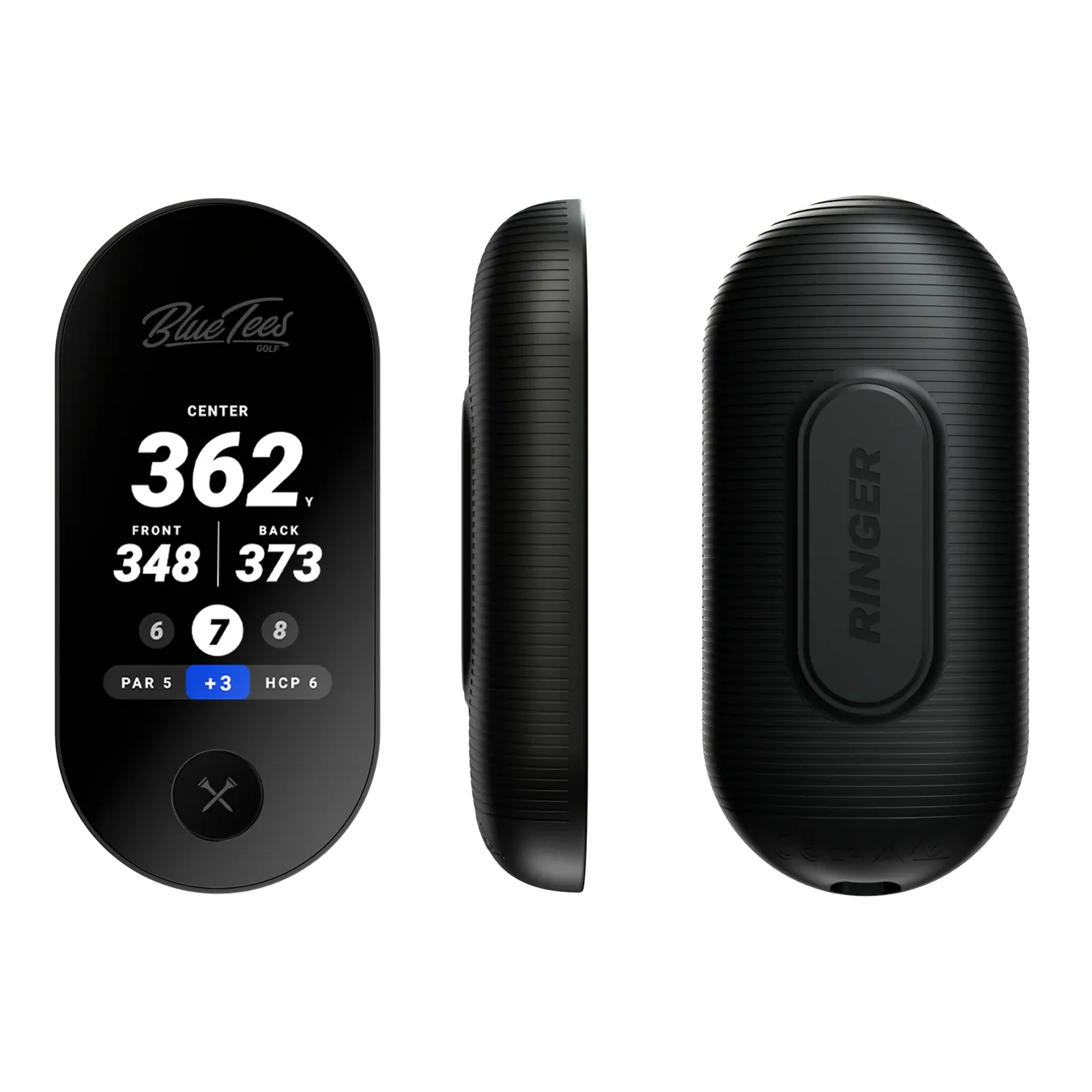 Blue Tees Golf Handheld GPS with Touch Screen - 2.1 x 4.3 x 1 in